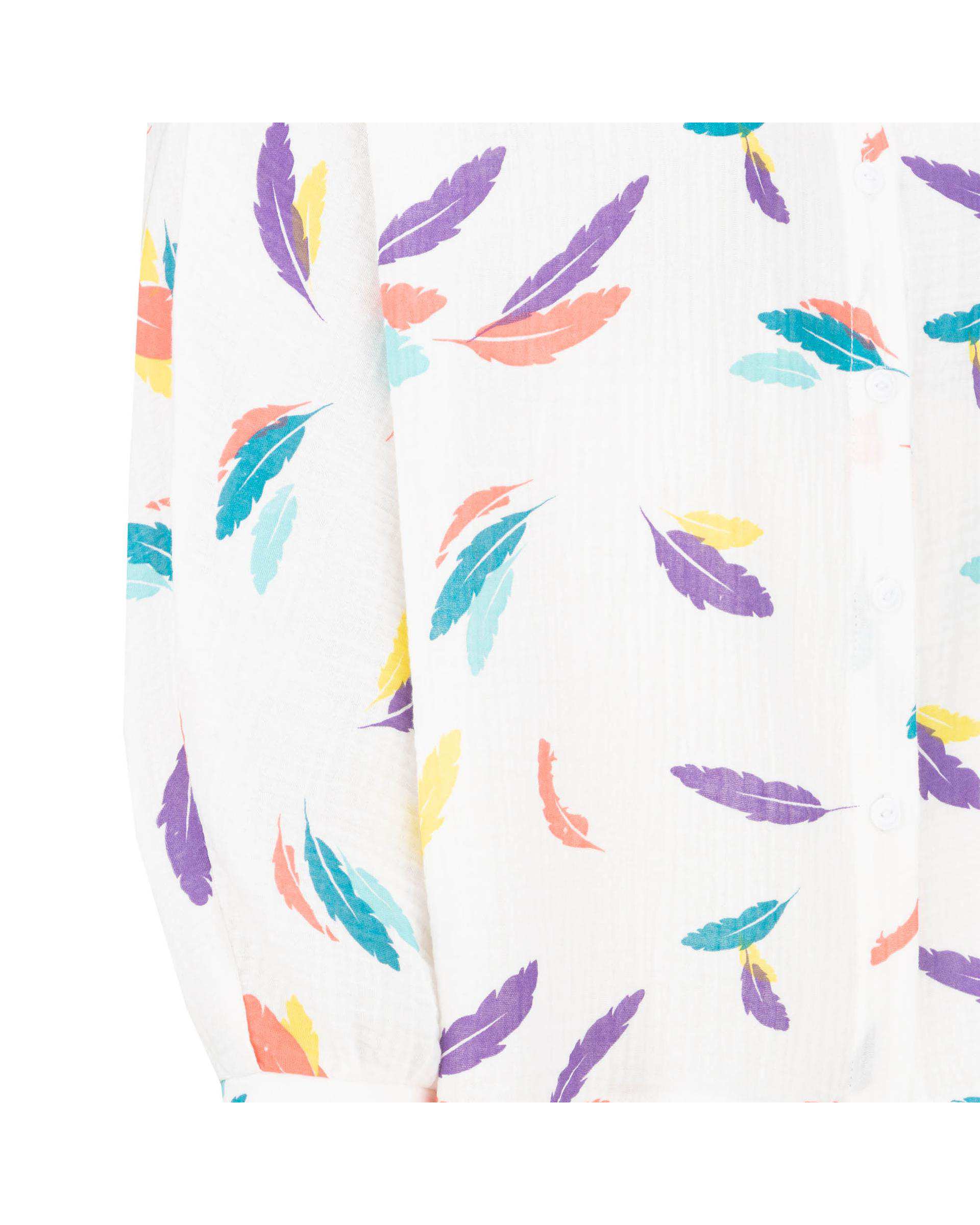 شومیز زنانه پر سفید مدل فرزان السانا Elsana کد 2437