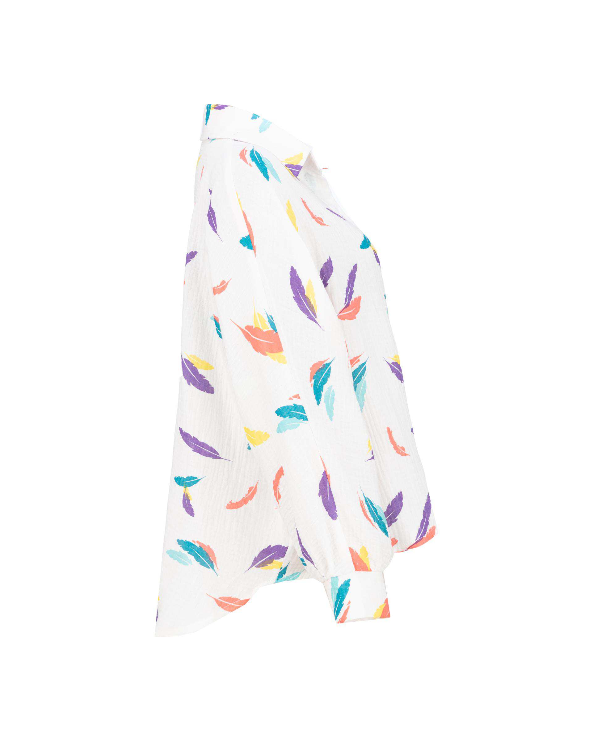 شومیز زنانه پر سفید مدل فرزان السانا Elsana کد 2437