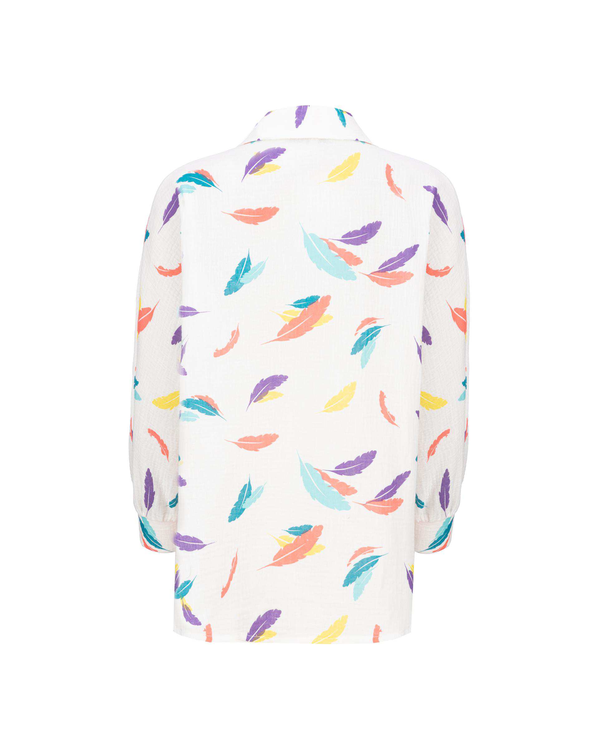 شومیز زنانه پر سفید مدل فرزان السانا Elsana کد 2437