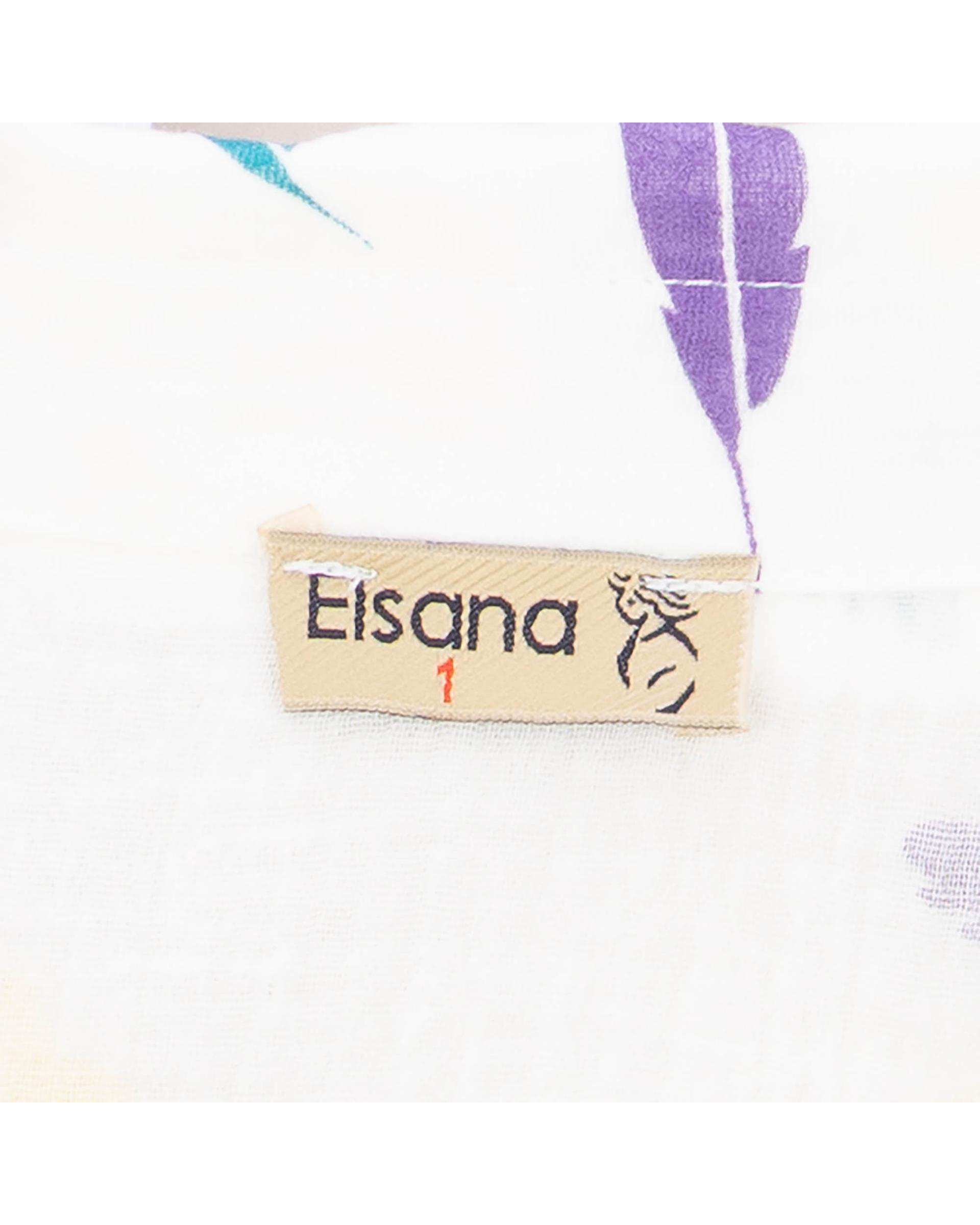 شومیز زنانه پر سفید مدل فرزان السانا Elsana کد 2437