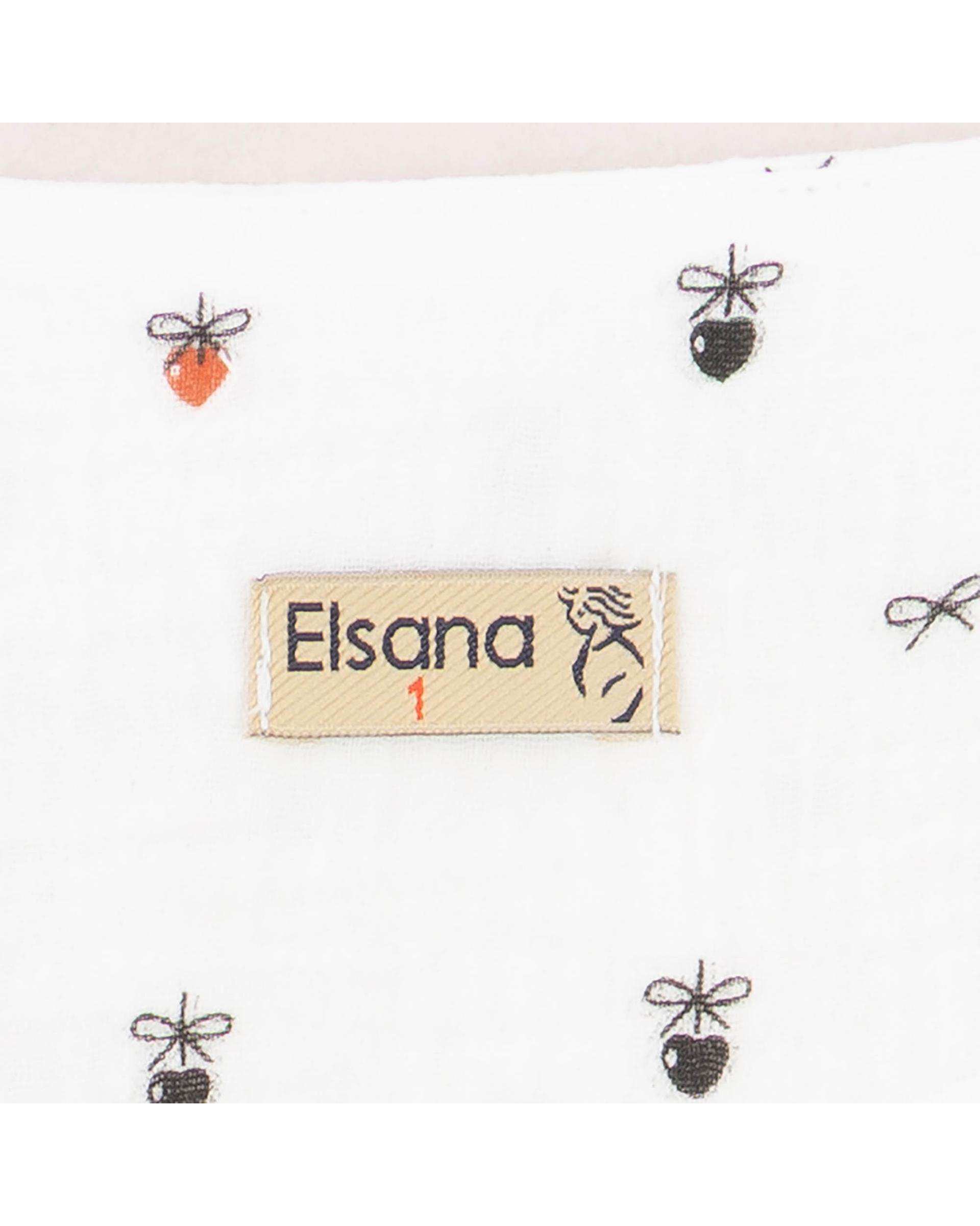 شومیز زنانه پاپیون سفید مدل نیکین السانا Elsana کد 2448