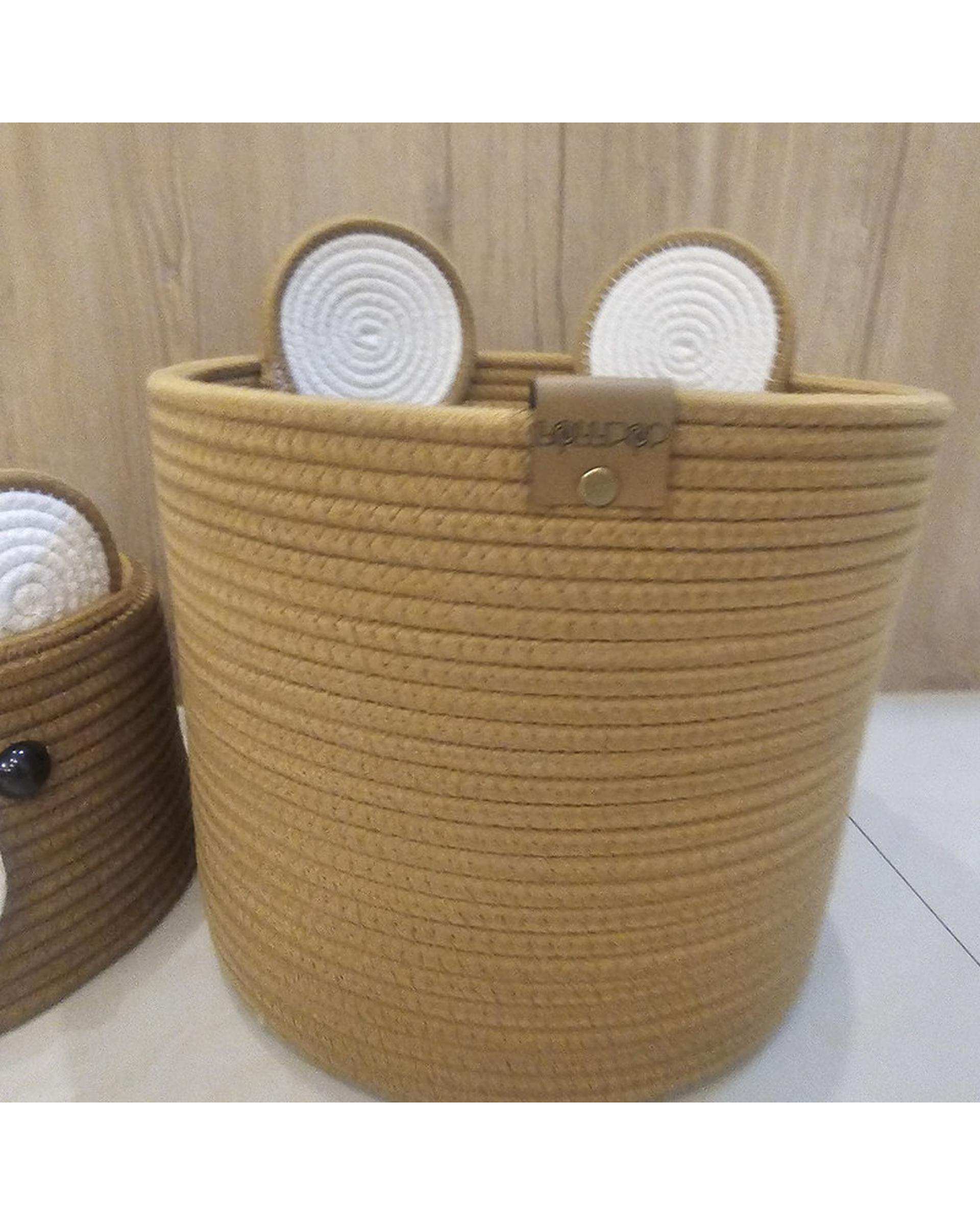 ست سطل و جا دستمال کاغذی اتاق کودک مدل تدی