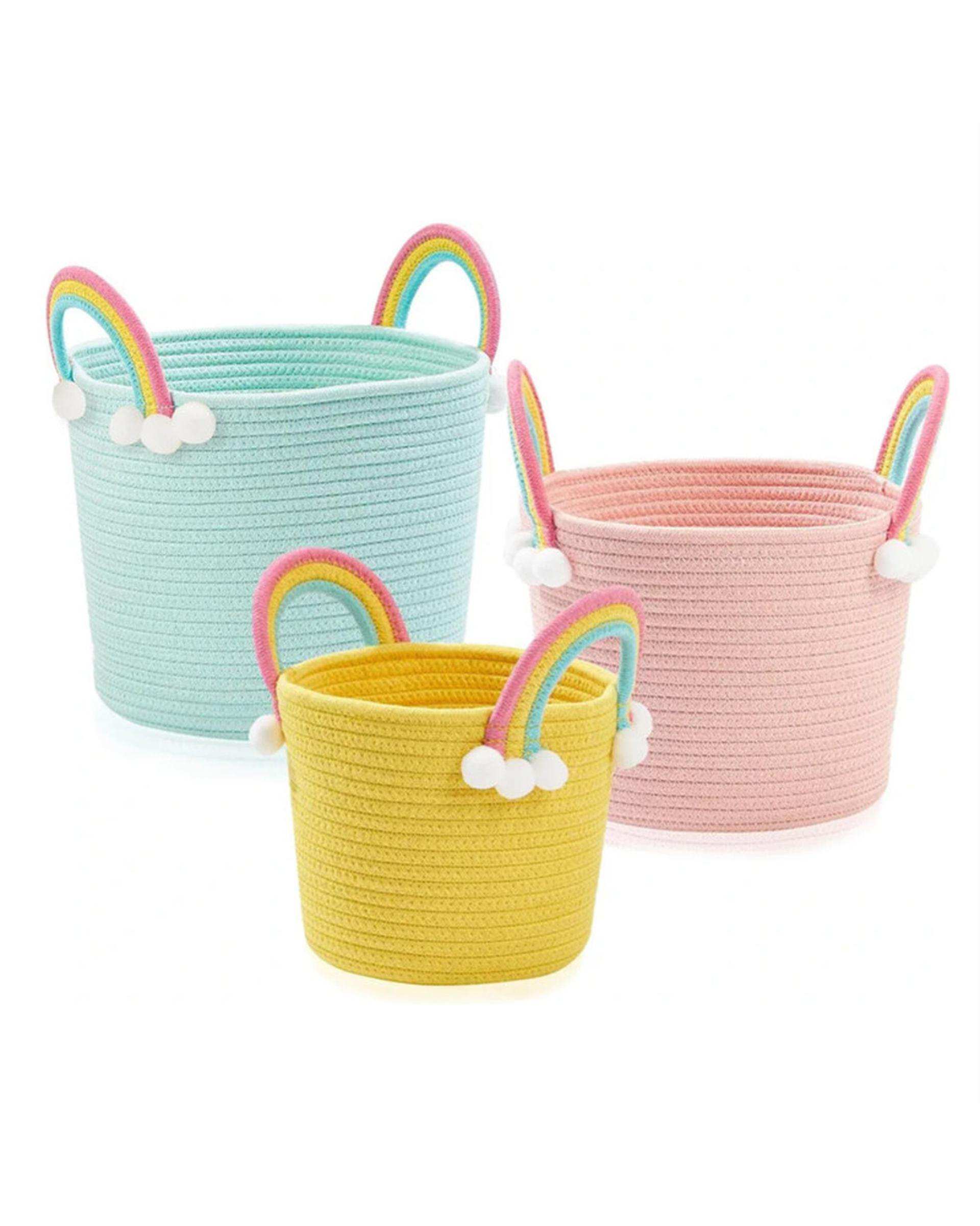 سبد اسباب بازی مدل Rainbow3 مجموعه 3 عددی