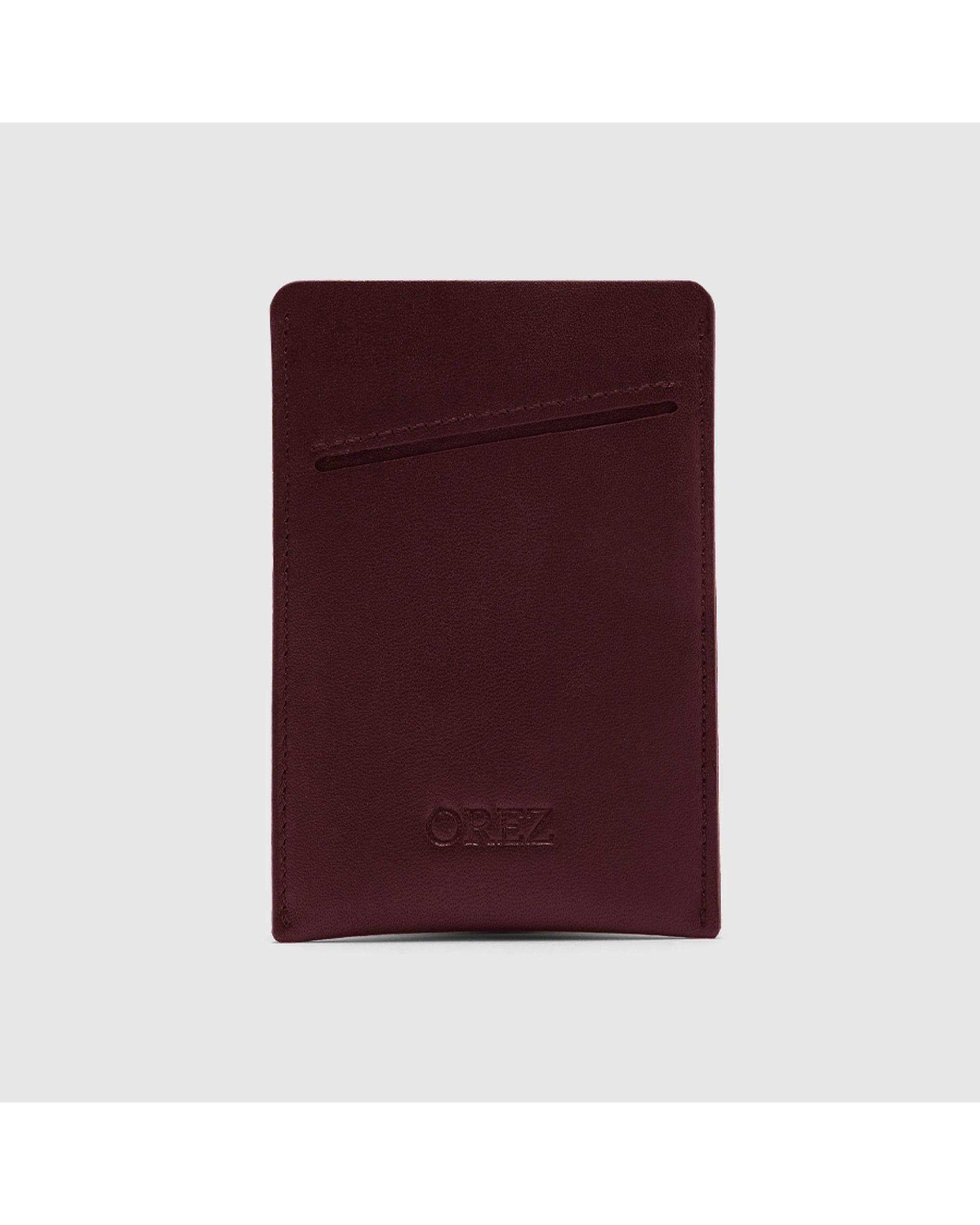 جاکارتی چرم طبیعی ناپا زرشکی اورز Orez مدل FLORIDAکد BCF120