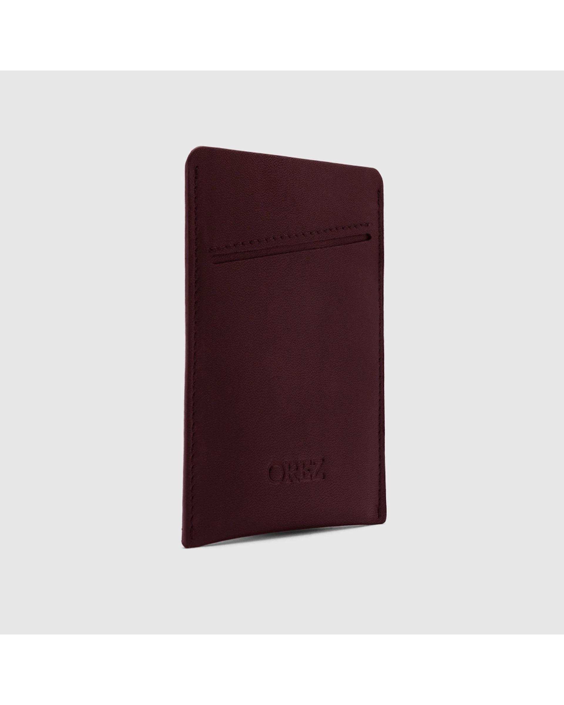 جاکارتی چرم طبیعی ناپا زرشکی اورز Orez مدل FLORIDAکد BCF120