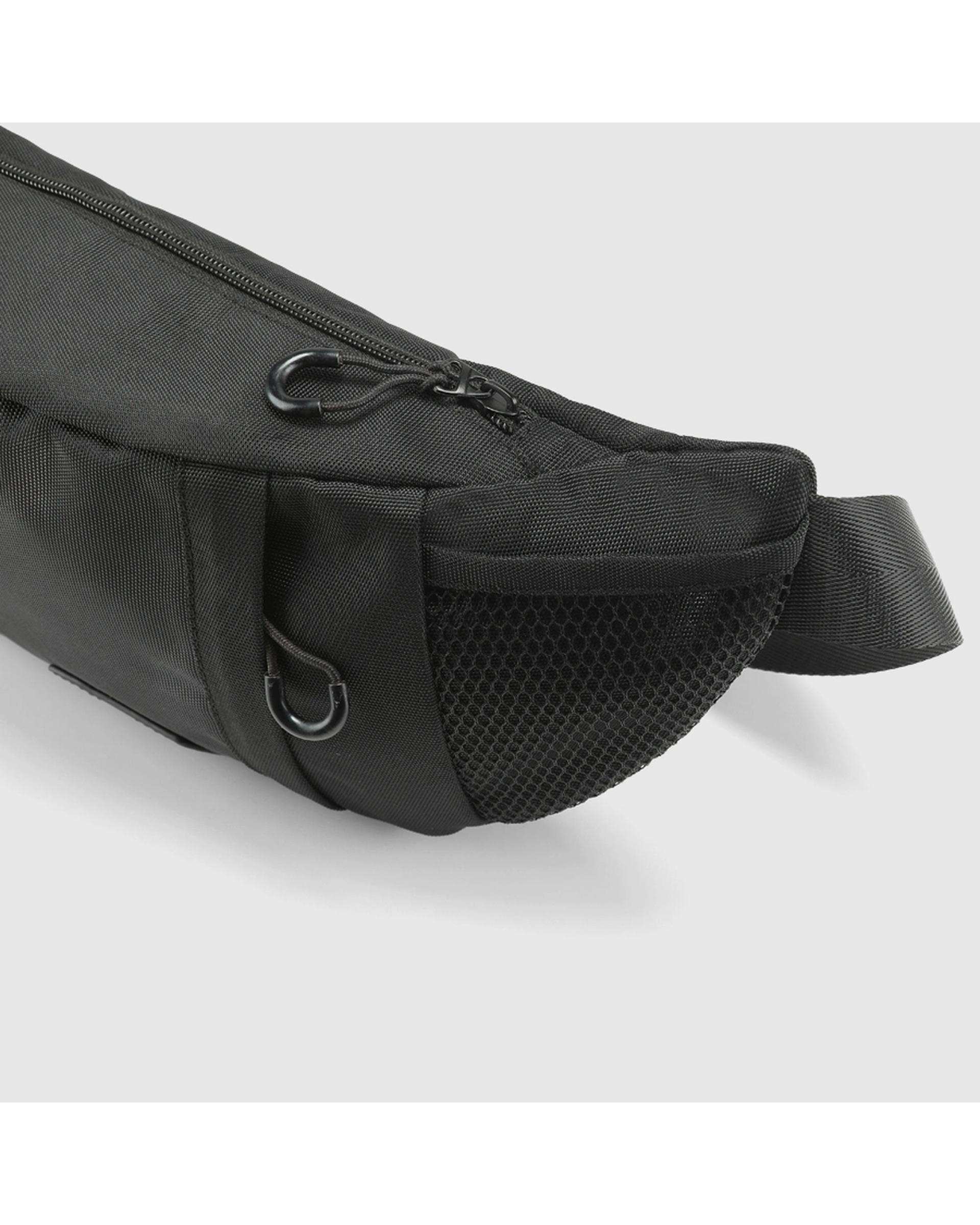 کیف کمری مردانه برزنت اینفینیتی مشکی اورز Orez مدل SATURNکد PBM101