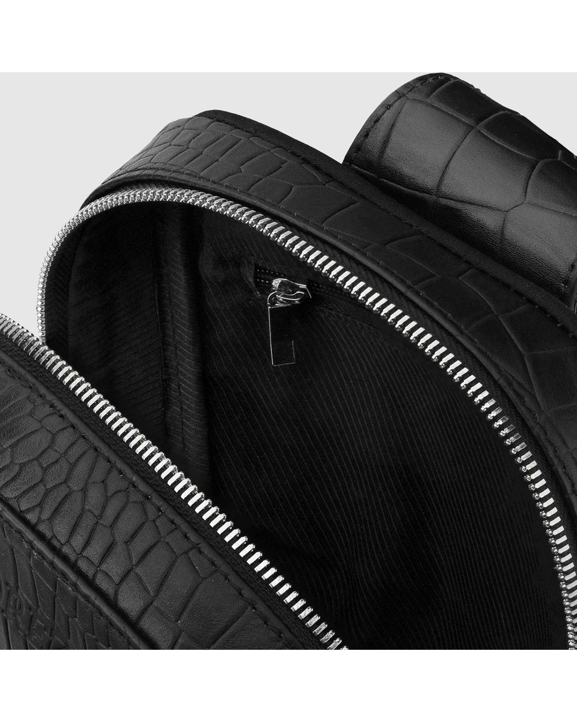 کیف چرم کمری مردانه پریما مشکی اورز Orez مدل EMERSONکد BBM103