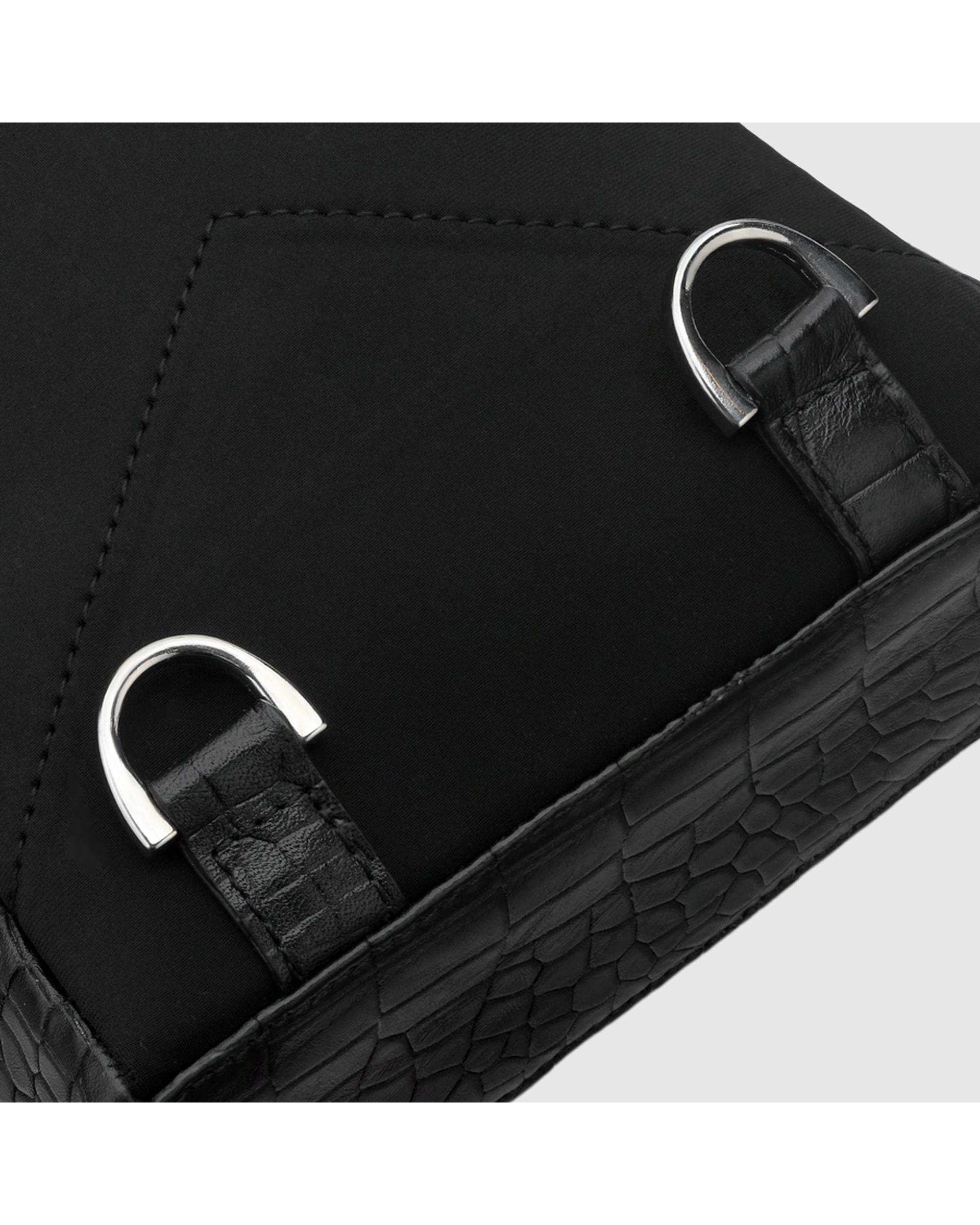 کیف چرم کمری مردانه پریما مشکی اورز Orez مدل EMERSONکد BBM103