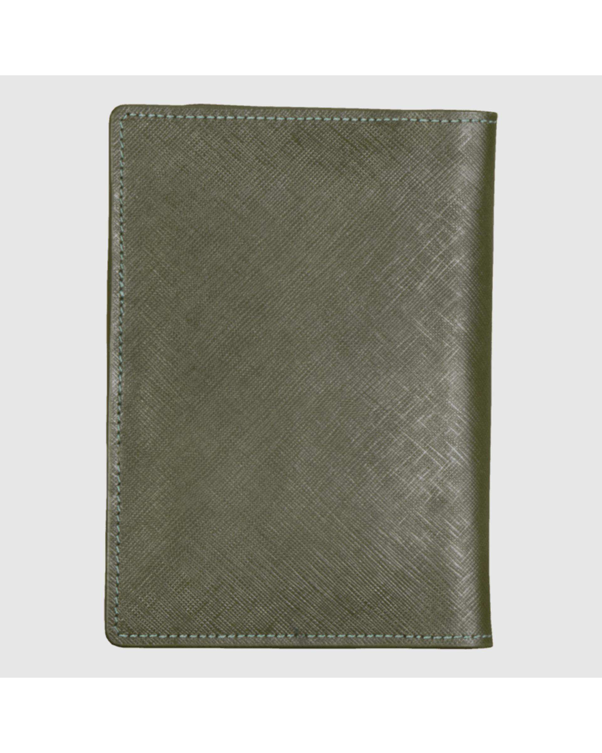 جلد دفتر چه چرم و دفترچه سوفیانو سبز اورز Orez مدل OREZ SIGNATURE NOTEBOOK FOLDERکد BDH103