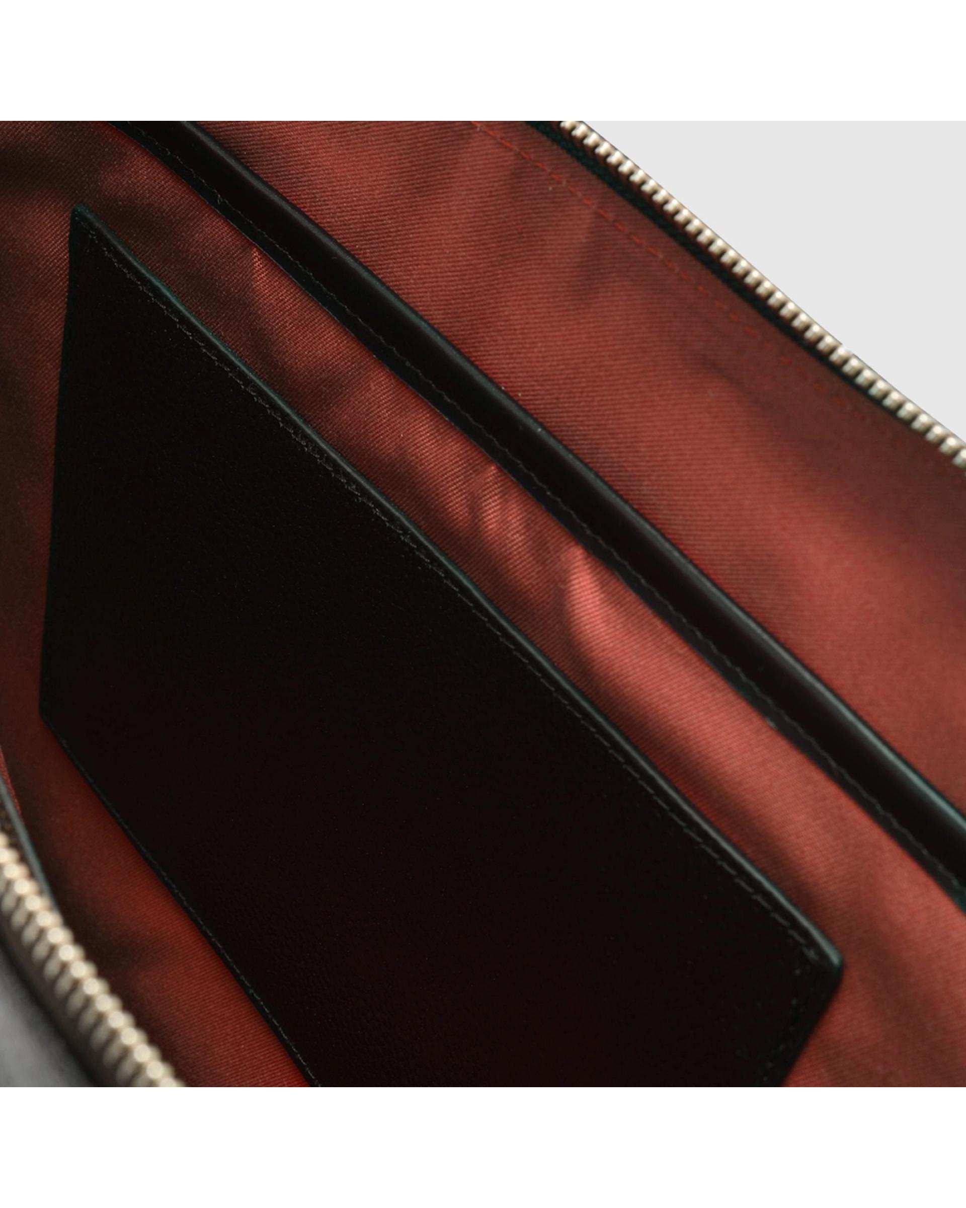 کیف فولدر چرم طبیعی فلوتر مشکی اورز Orez مدل BARCELONAکد LDF114