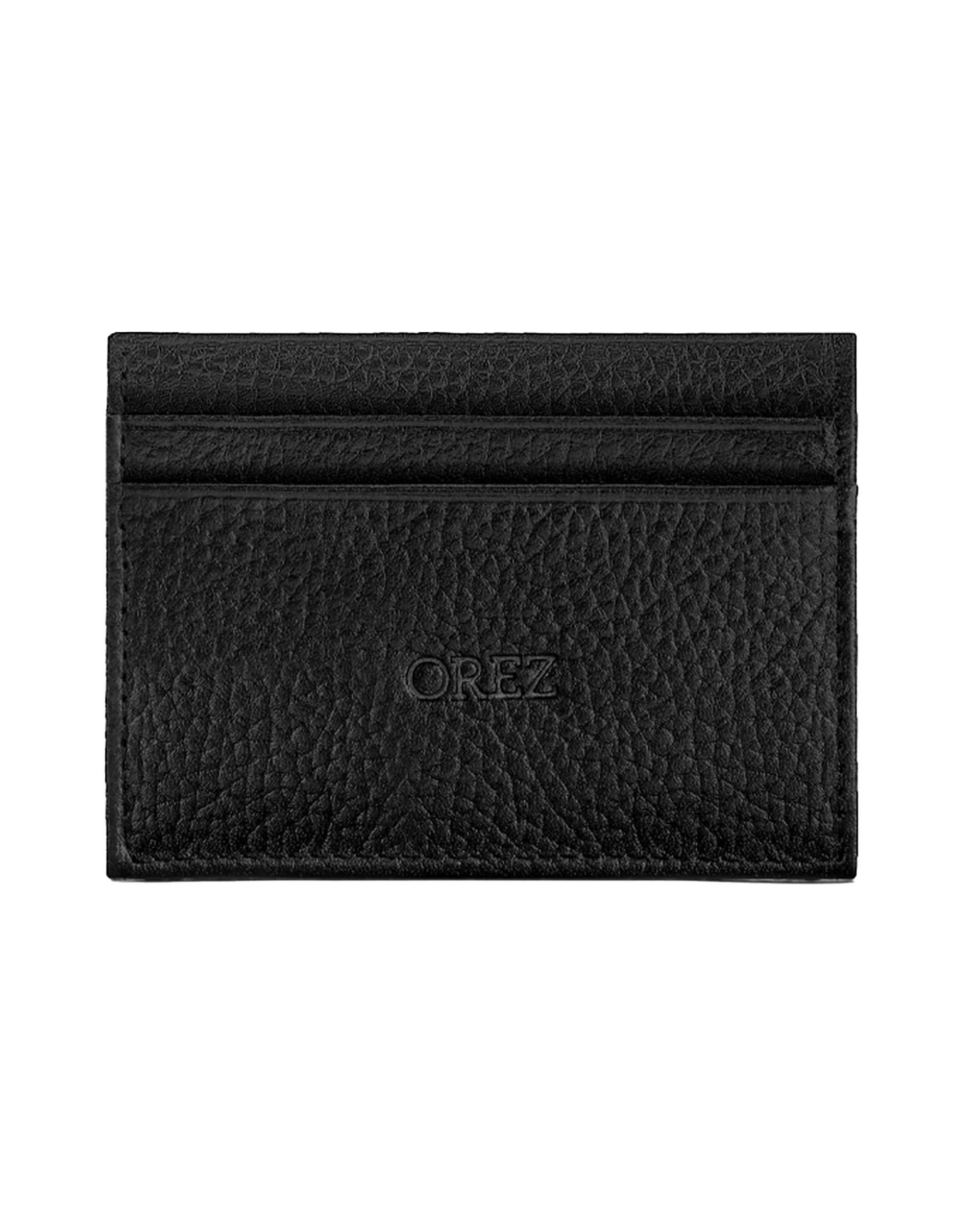 جاکارتی چرم طبیعی فلوتر مشکی اورز Orez مدل COLEکد BCF119