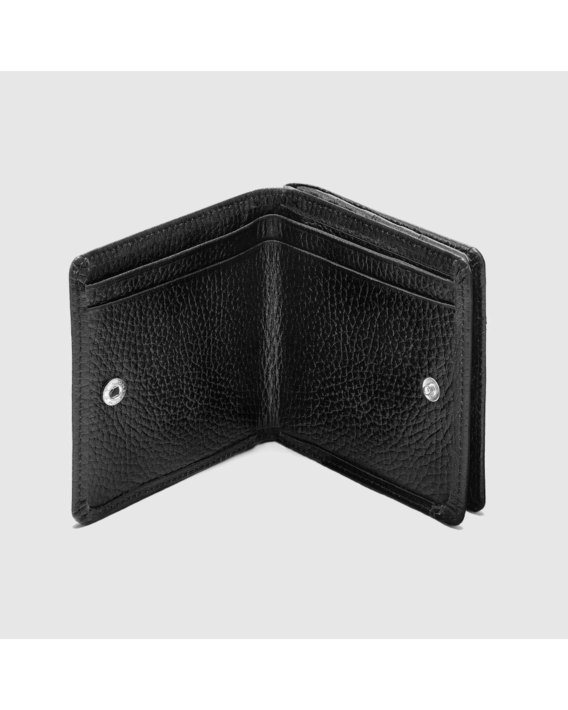 کیف پول چرم طبیعی مردانه فلوتر مشکی اورز Orez مدل COOPERکد BFB115