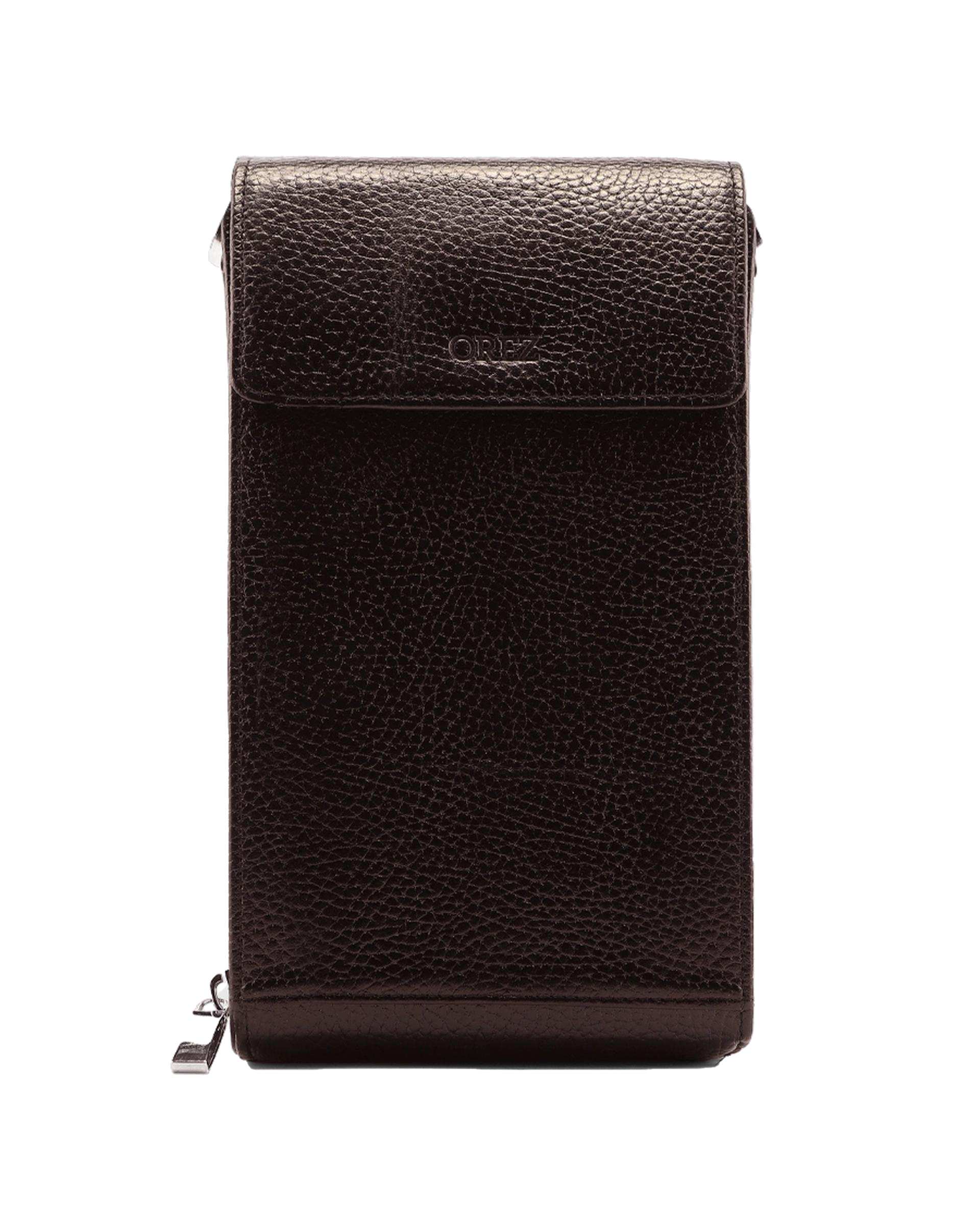 کراس بادی چرم  مردانه فلوتر قهوه ای- اورز Orez مدل DORIANکد CMB119