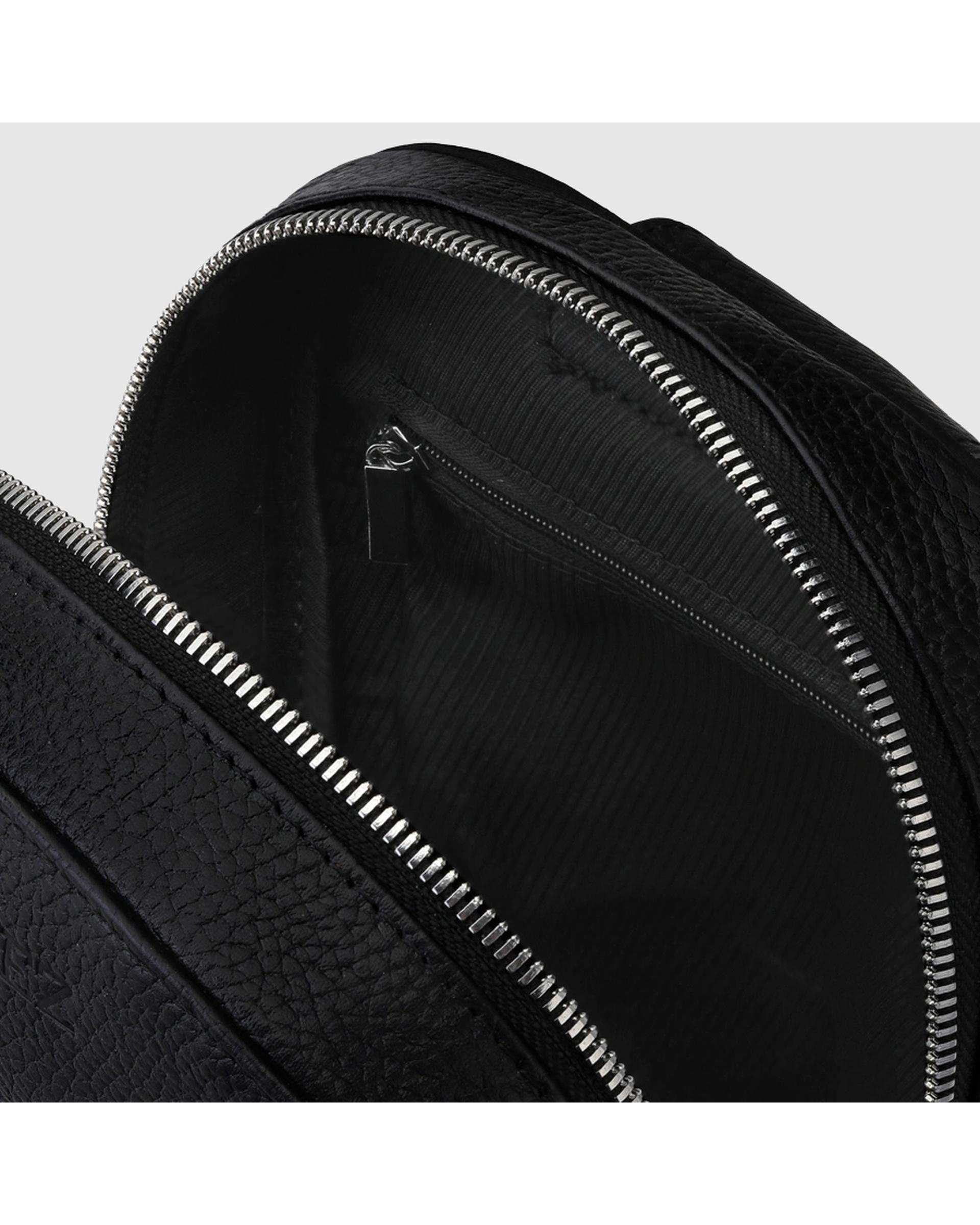 کیف چرم کمری مردانه فلوتر مشکی اورز Orez مدل EMERSONکد BBM103