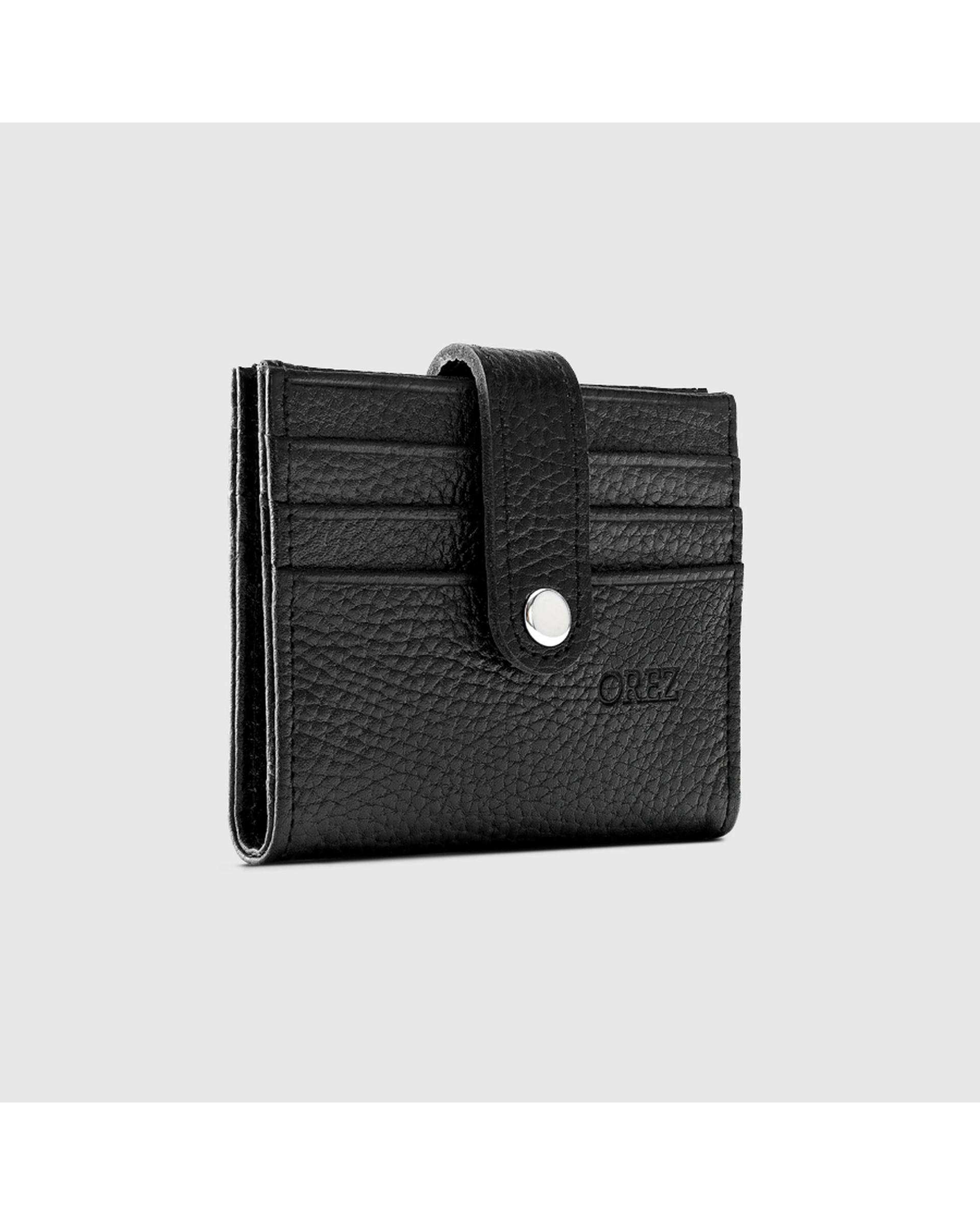 جاکارتی چرم طبیعی فلوتر مشکی اورز Orez مدل IVANکد BCF118