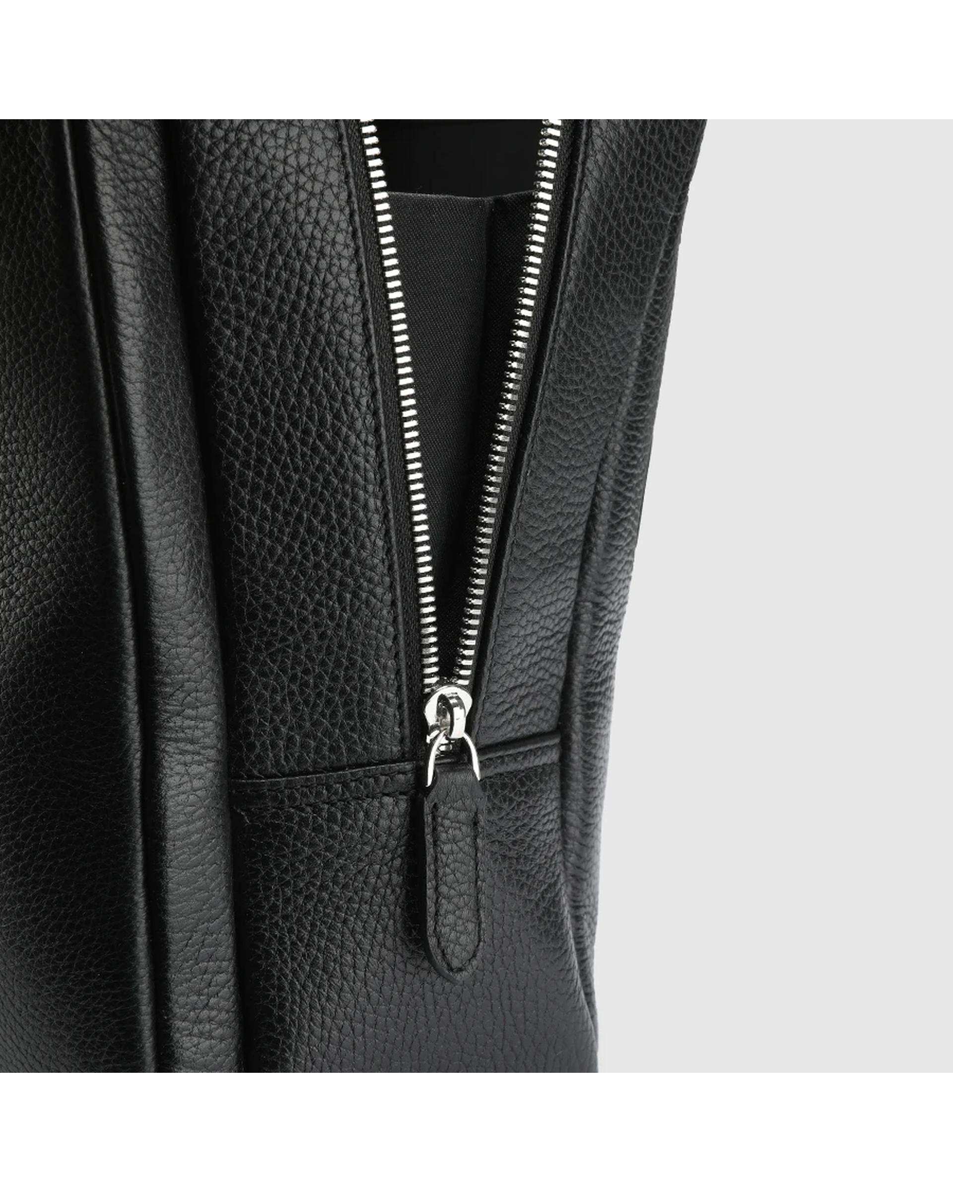 کیف اداری چرم طبیعی مردانه فلوتر مشکی اورز Orez مدل LARSONکد BMB126