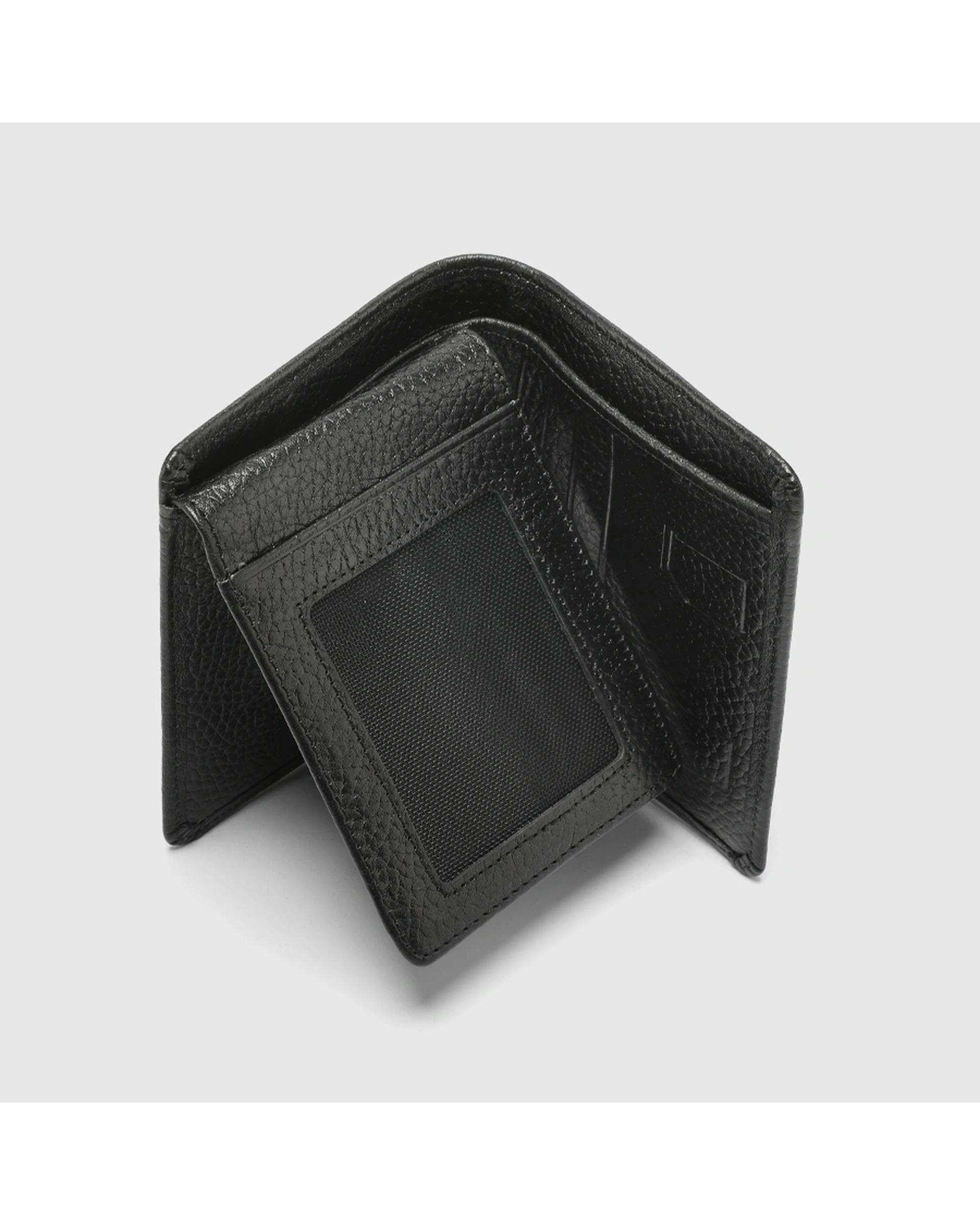 کیف پول چرم طبیعی مردانه فلوتر مشکی اورز Orez مدل LISBONکد BFB113