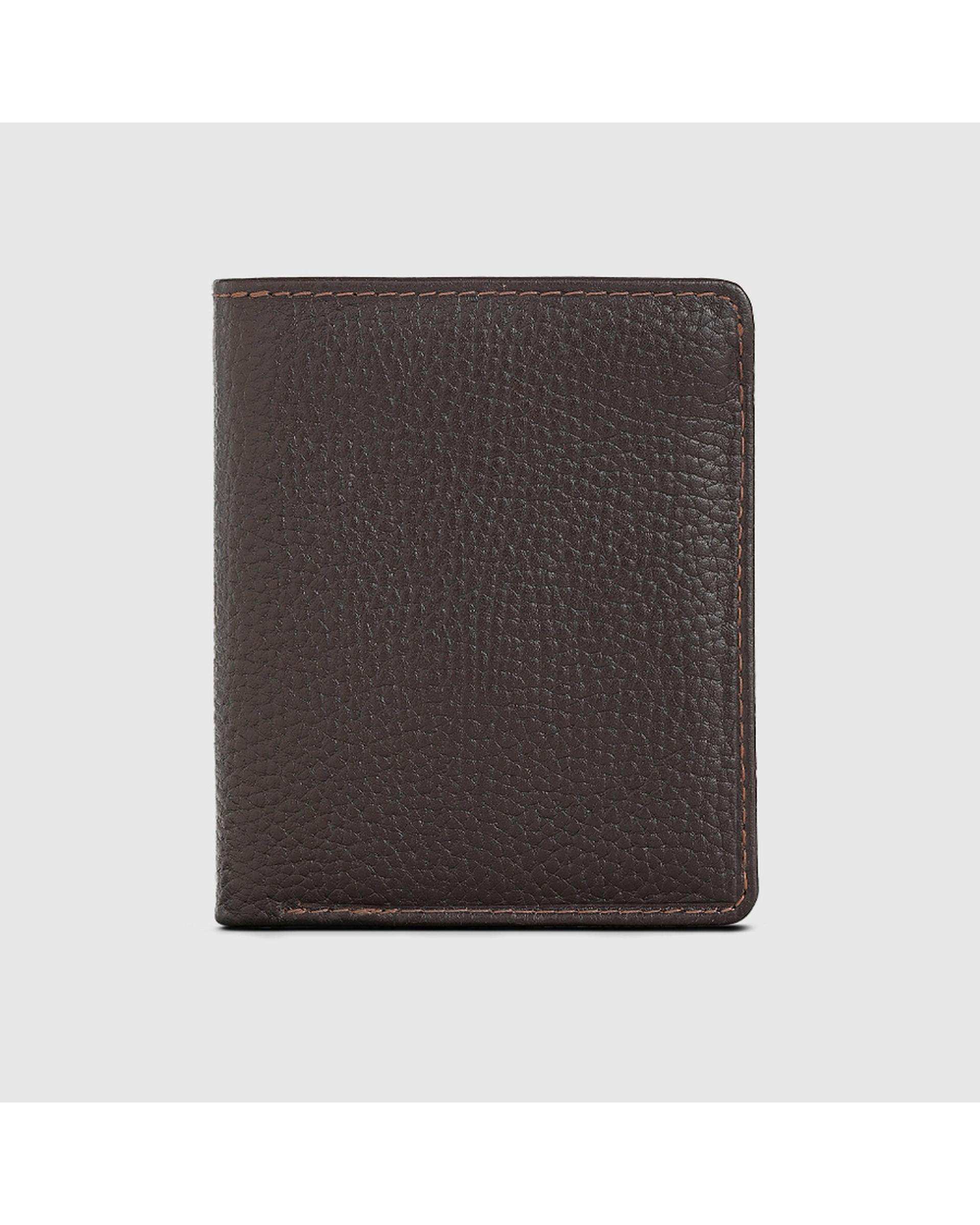 کیف پول چرم طبیعی مردانه فلوتر قهوهای اورز Orez مدل LISBONکد BFB113