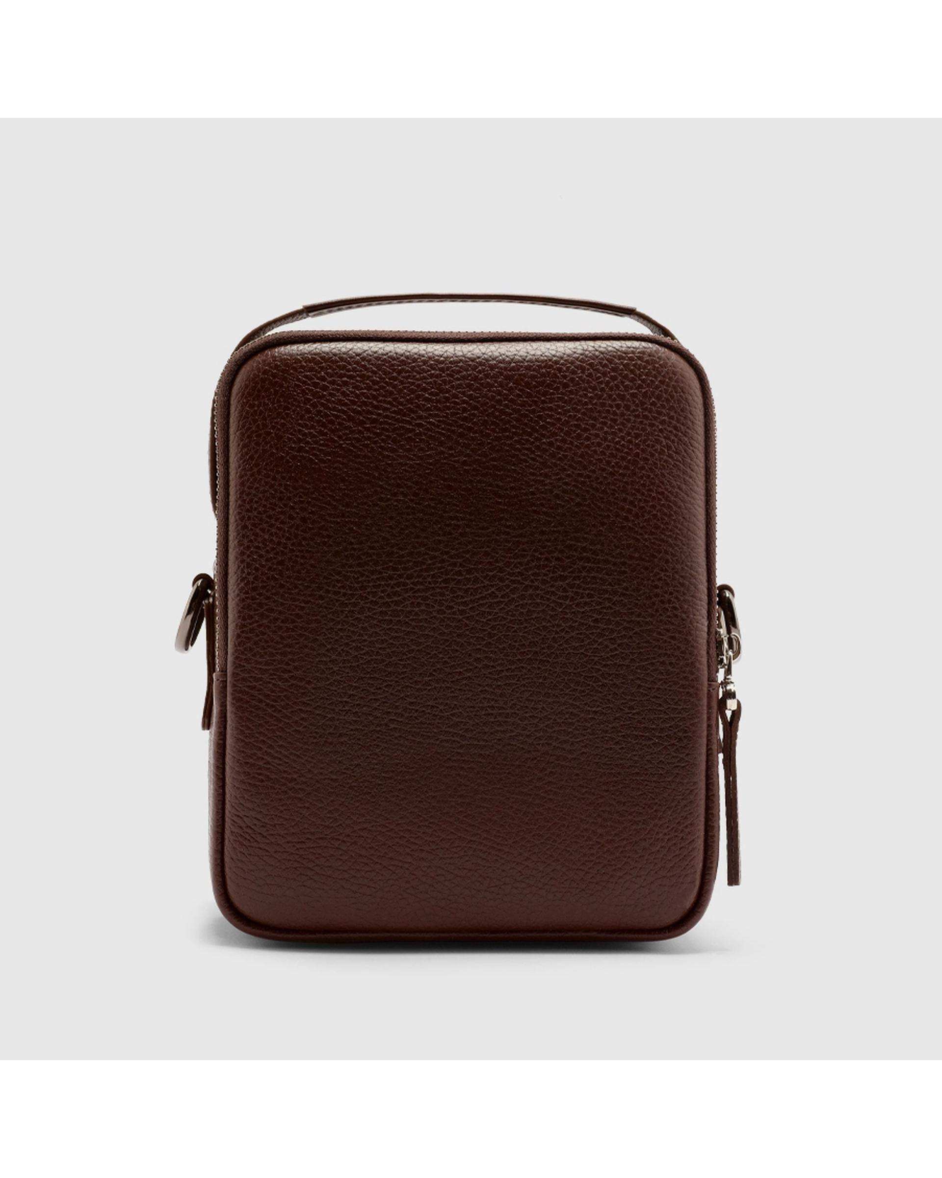 کراس بادی چرم  مردانه فلوتر قهوه ای اورز Orez مدل SKOVDEکد CMB118