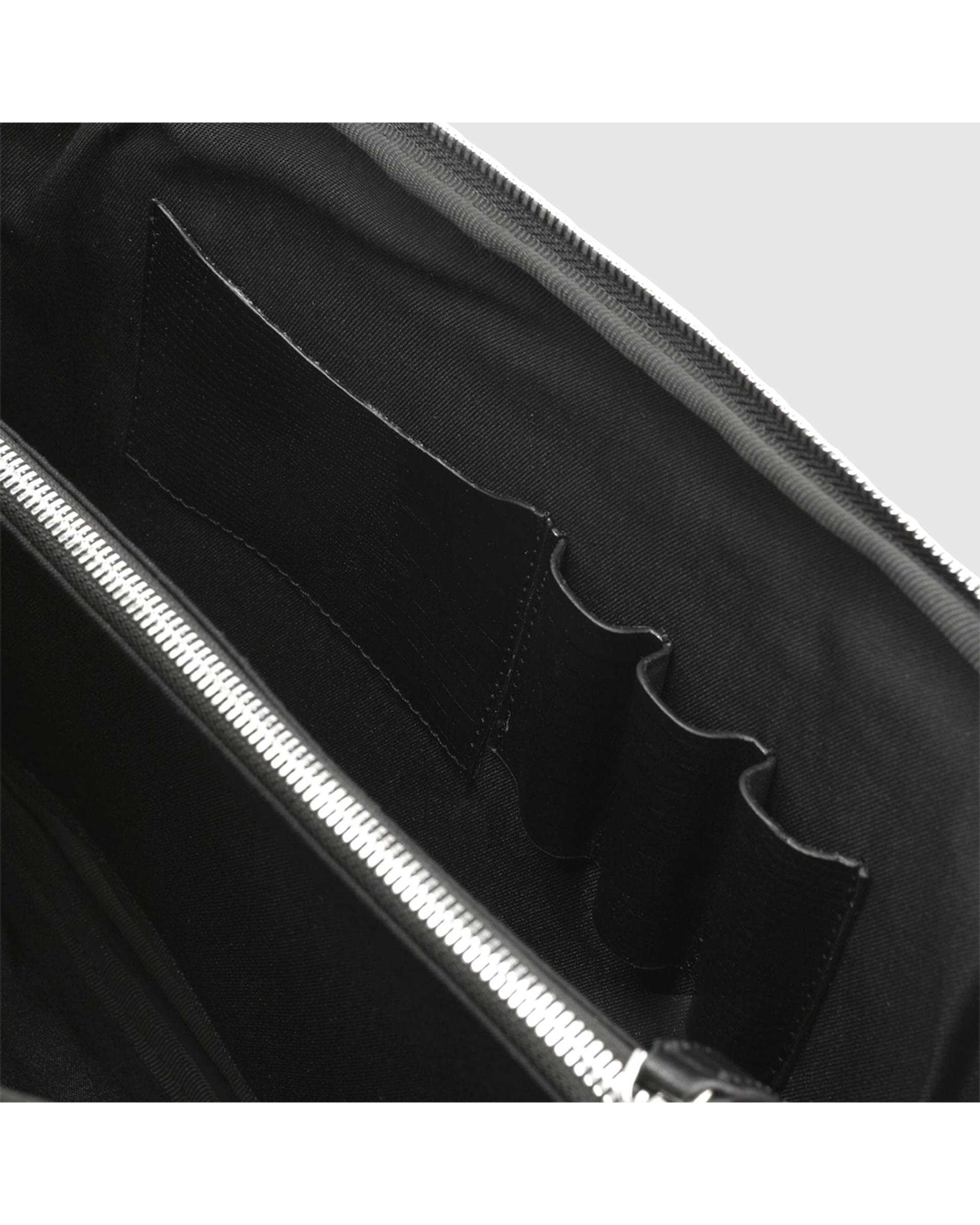 کیف فولدر چرم طبیعی فلوتر مشکی اورز Orez مدل VALENCIAکد LDF110