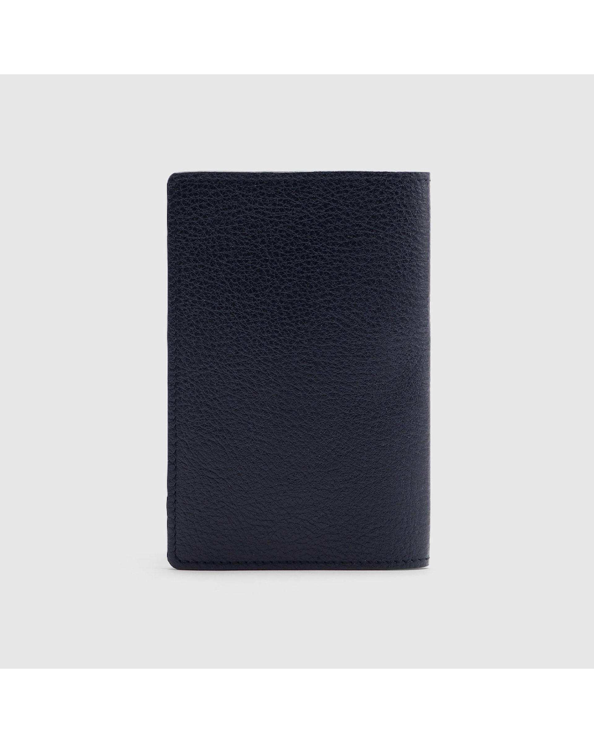 کیف مدارک چرم طبیعی فلوتر ریز سرمه ای اورز Orez مدل MILESکد BDH104