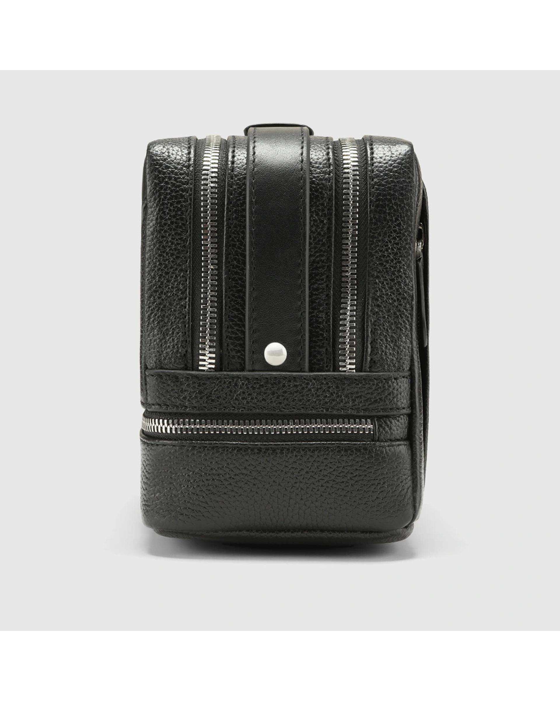 کیف کمری چرم طبیعی مردانه فلوتر ناپا میلینگ مشکی اورز Orez مدل LENNOXکد COM102