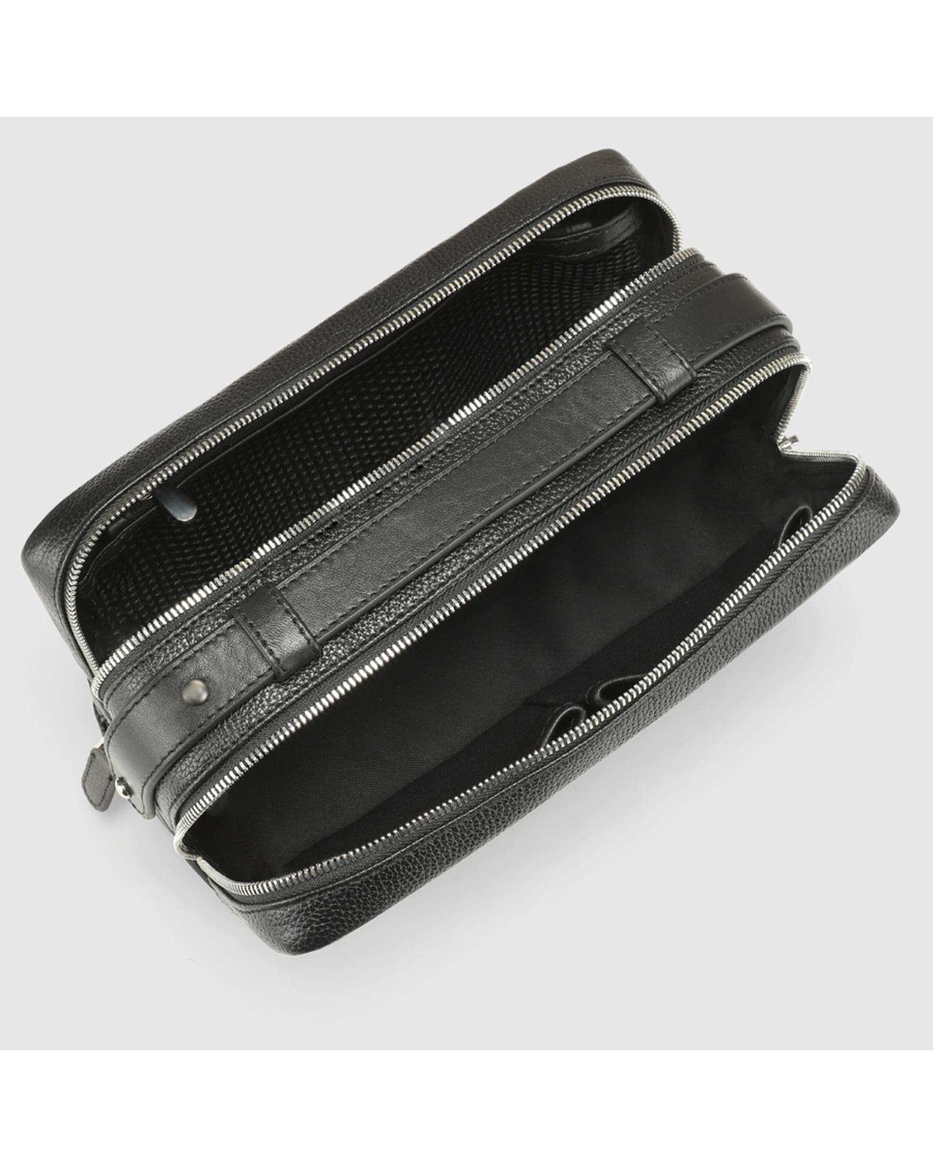 کیف کمری چرم طبیعی مردانه فلوتر ناپا میلینگ مشکی اورز Orez مدل LENNOXکد COM102