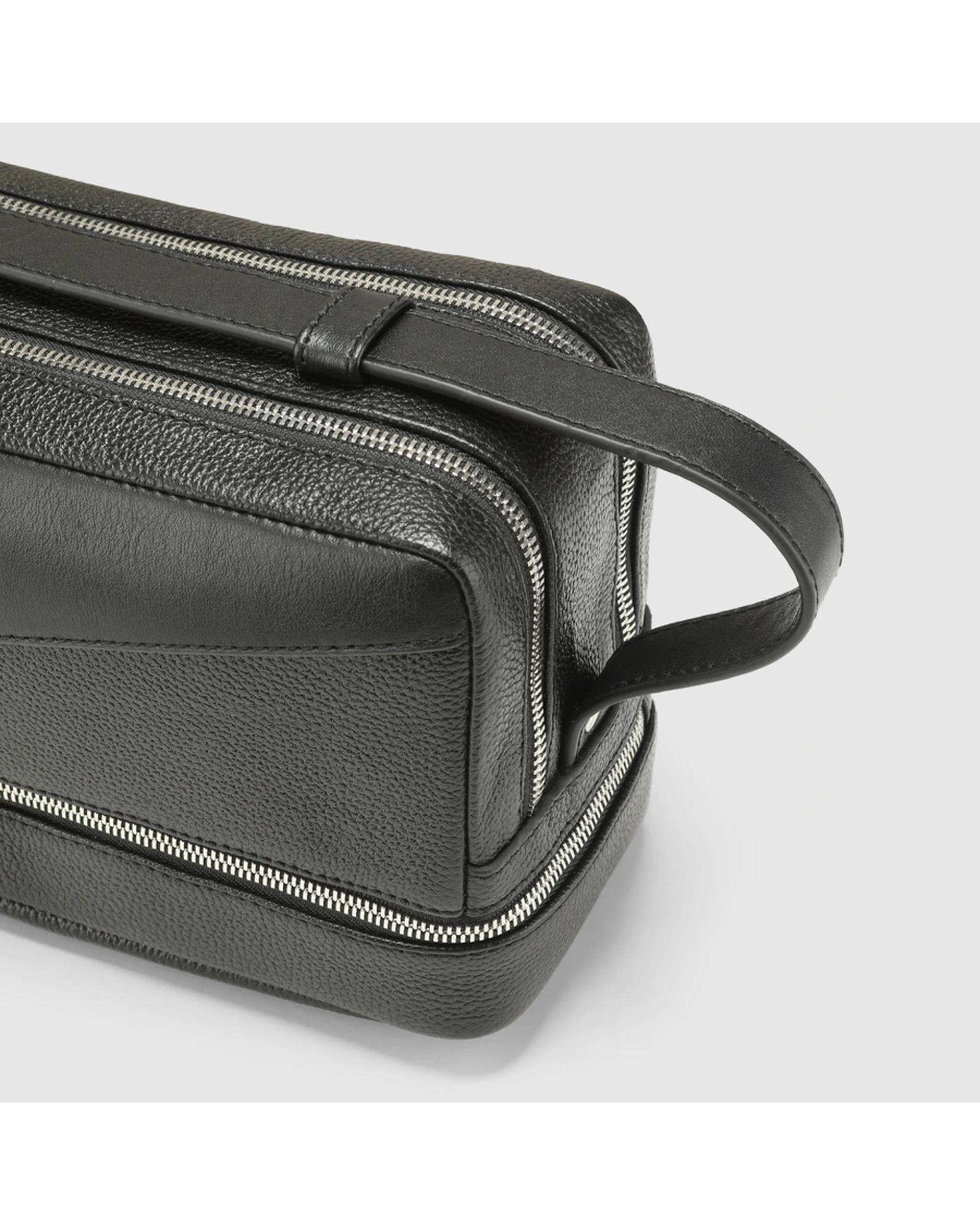 کیف کمری چرم طبیعی مردانه فلوتر ناپا میلینگ مشکی اورز Orez مدل LENNOXکد COM102