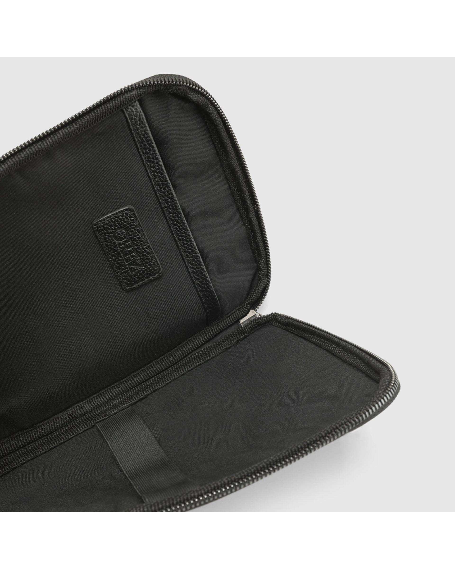 کیف اداری چرم طبیعی مردانه فلوتر ناپا میلینگ مشکی اورز Orez مدل LEON SATCHELکد SMB101