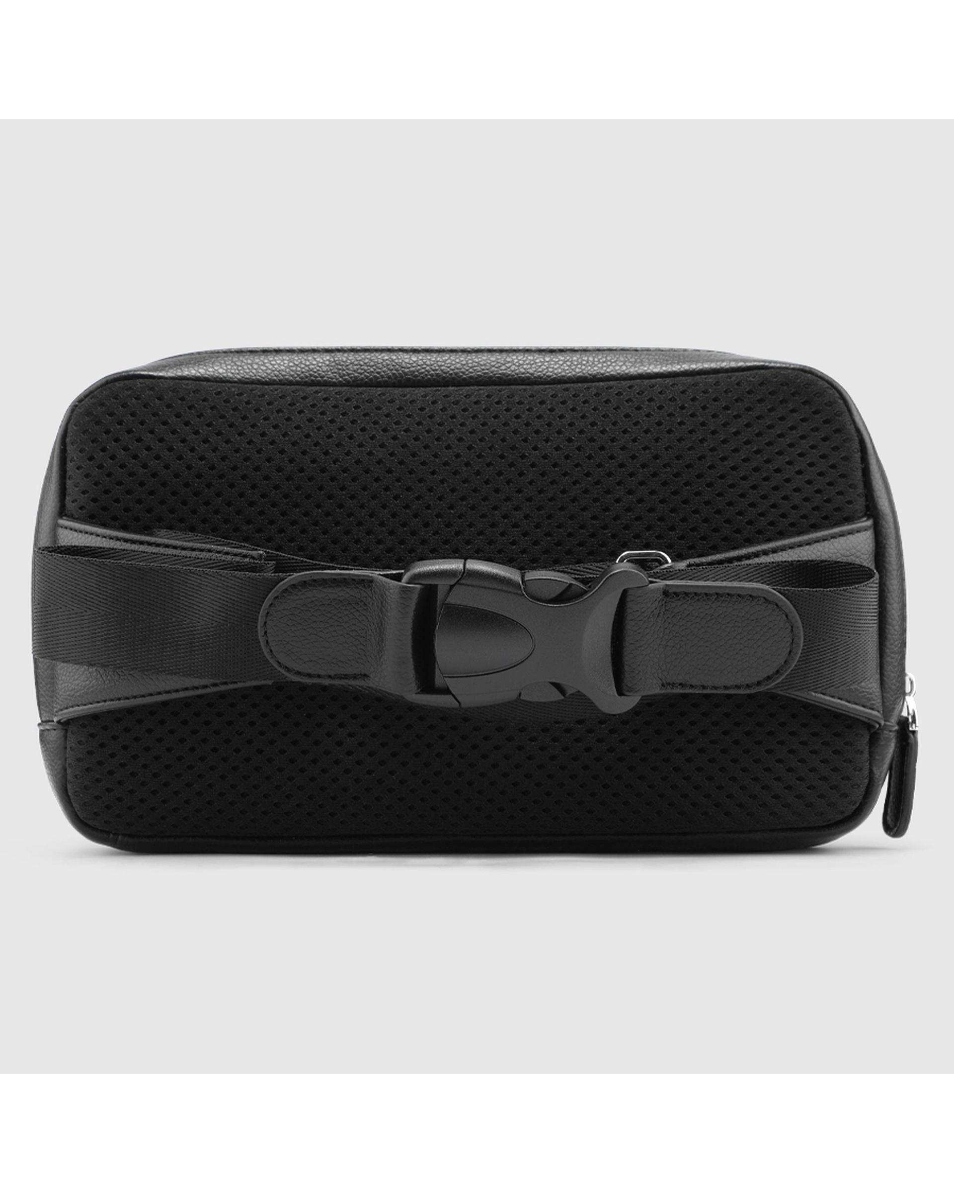 کیف کمری چرم طبیعی مردانه فلوتر ناپا میلینگ مشکی اورز Orez مدل LUCKYکد UBB103