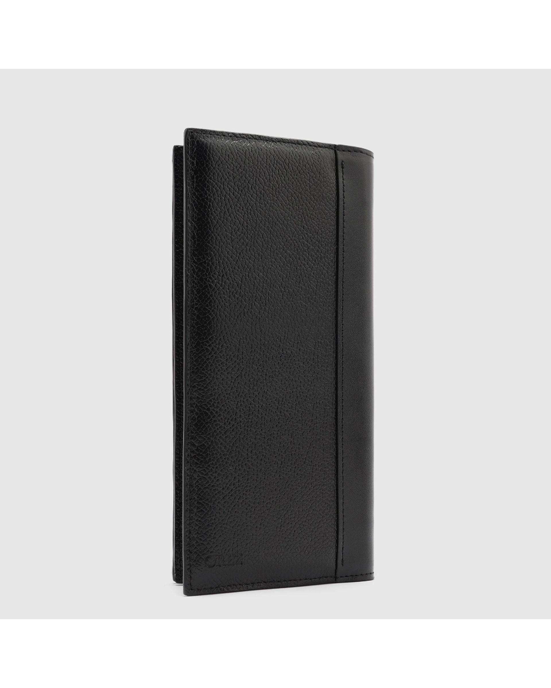 کیف پول چرم طبیعی مردانه فلوتر ناپا میلینگ مشکی اورز Orez مدل OAKLANDکد WAB111