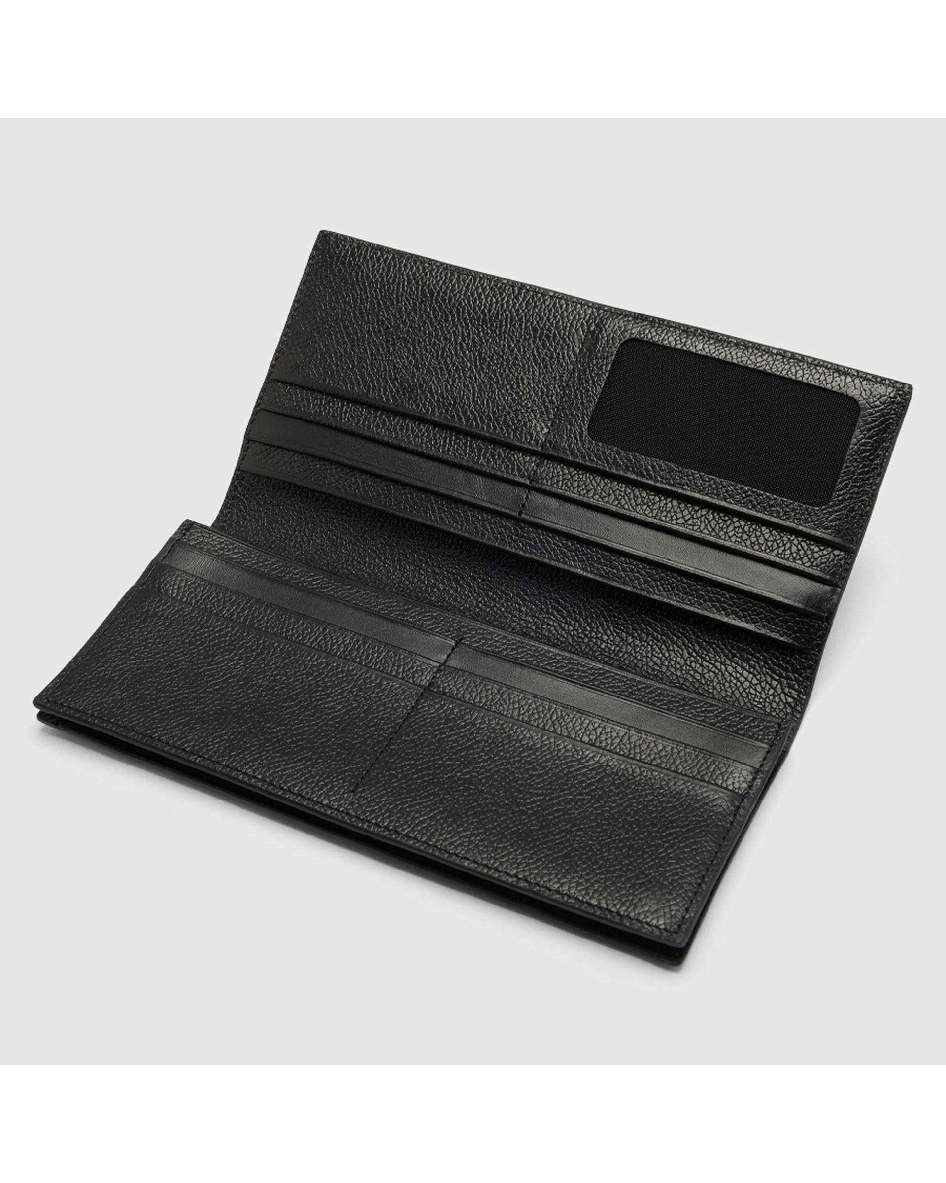 کیف پول چرم طبیعی مردانه فلوتر ناپا میلینگ مشکی اورز Orez مدل OAKLANDکد WAB111