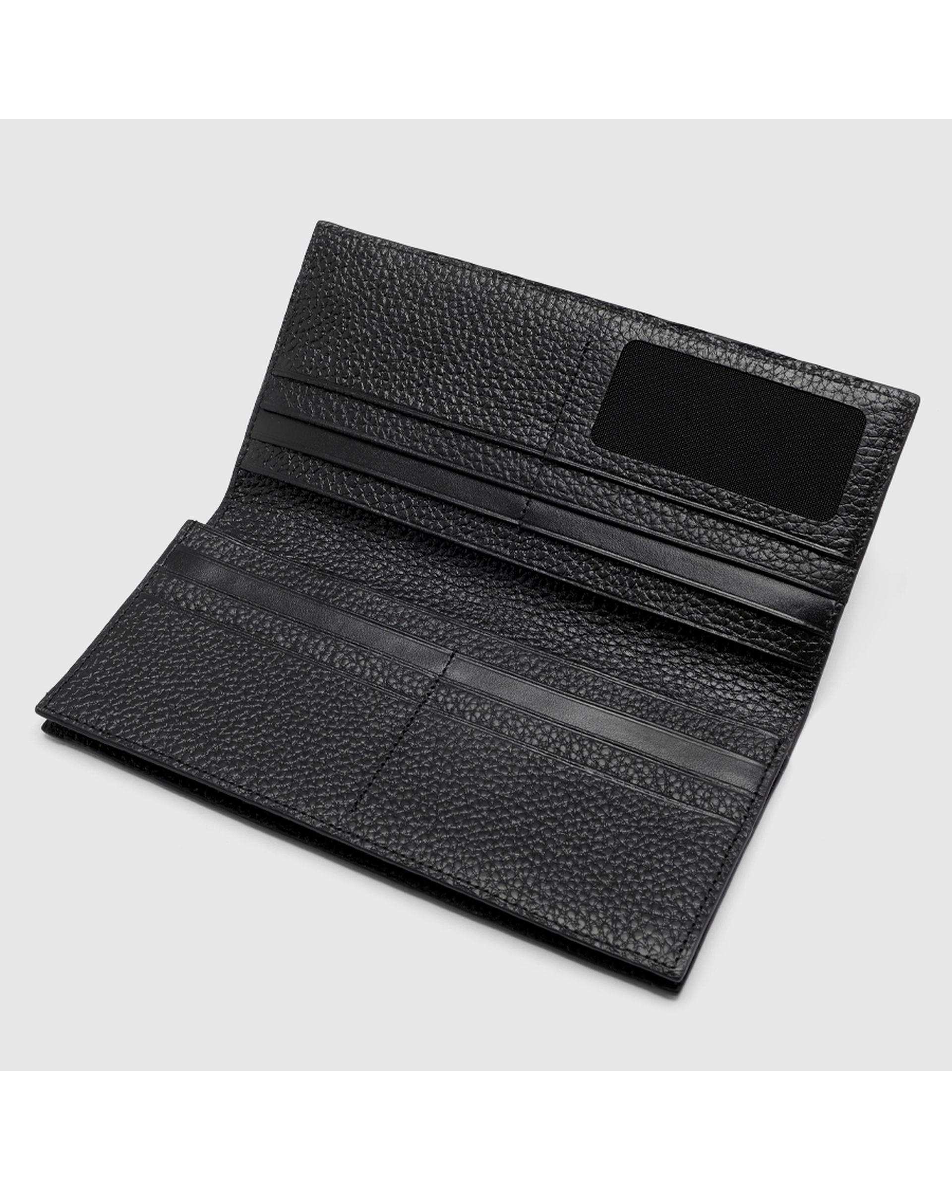 کیف پول چرم طبیعی مردانه فلوتر ناپا میلینگ مشکی اورز Orez مدل OKLAHOMAکد WAB112