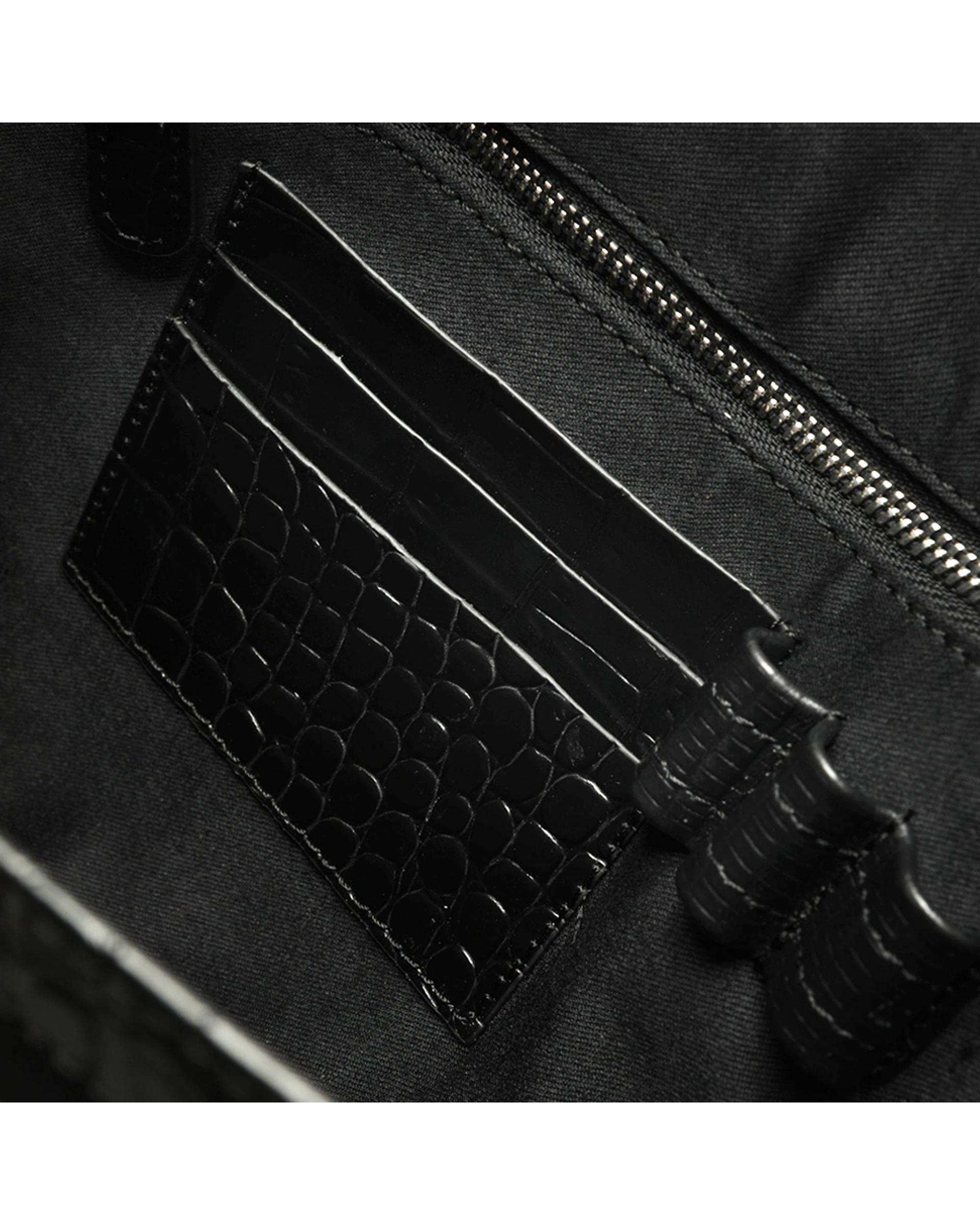 کیف فولدر چرم طبیعی کوروکو مشکی اورز Orez مدل MADRIDکد LDF112