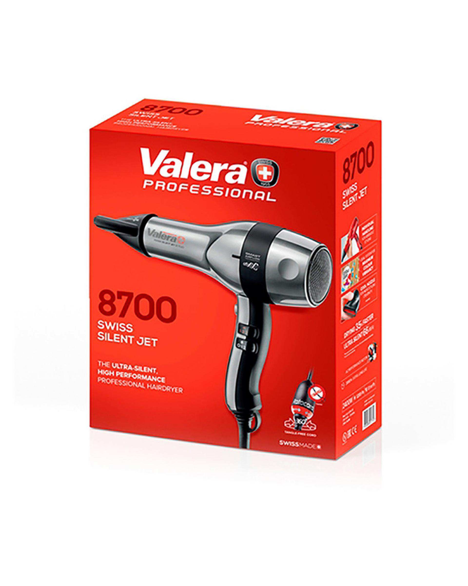 سشوار حرفه ای 2400 وات والرا Valera سری Swiss Silent Jet مدل 8700