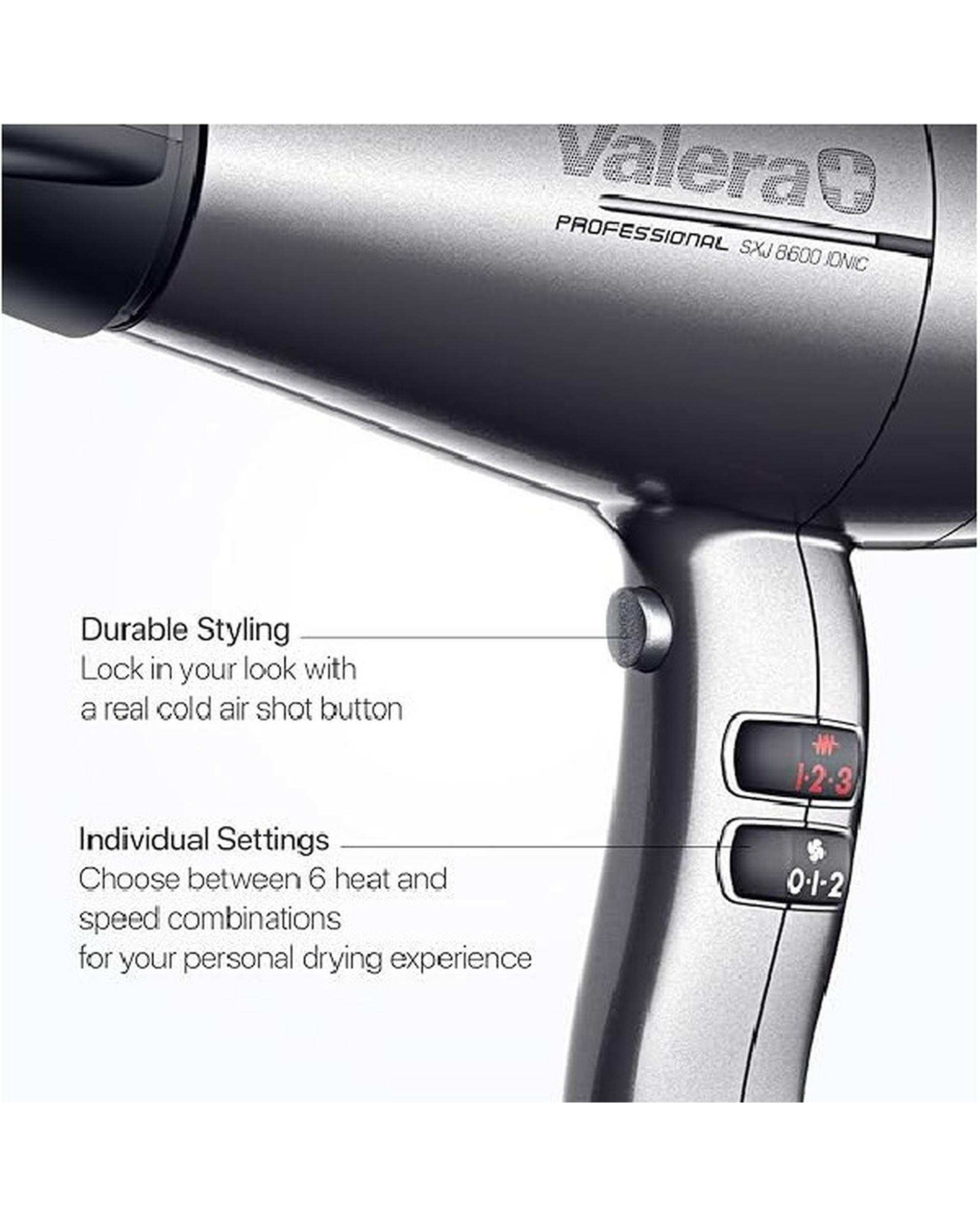 سشوار 2400 وات والرا Valera سری Swiss Silent Jet کد ionic 8600