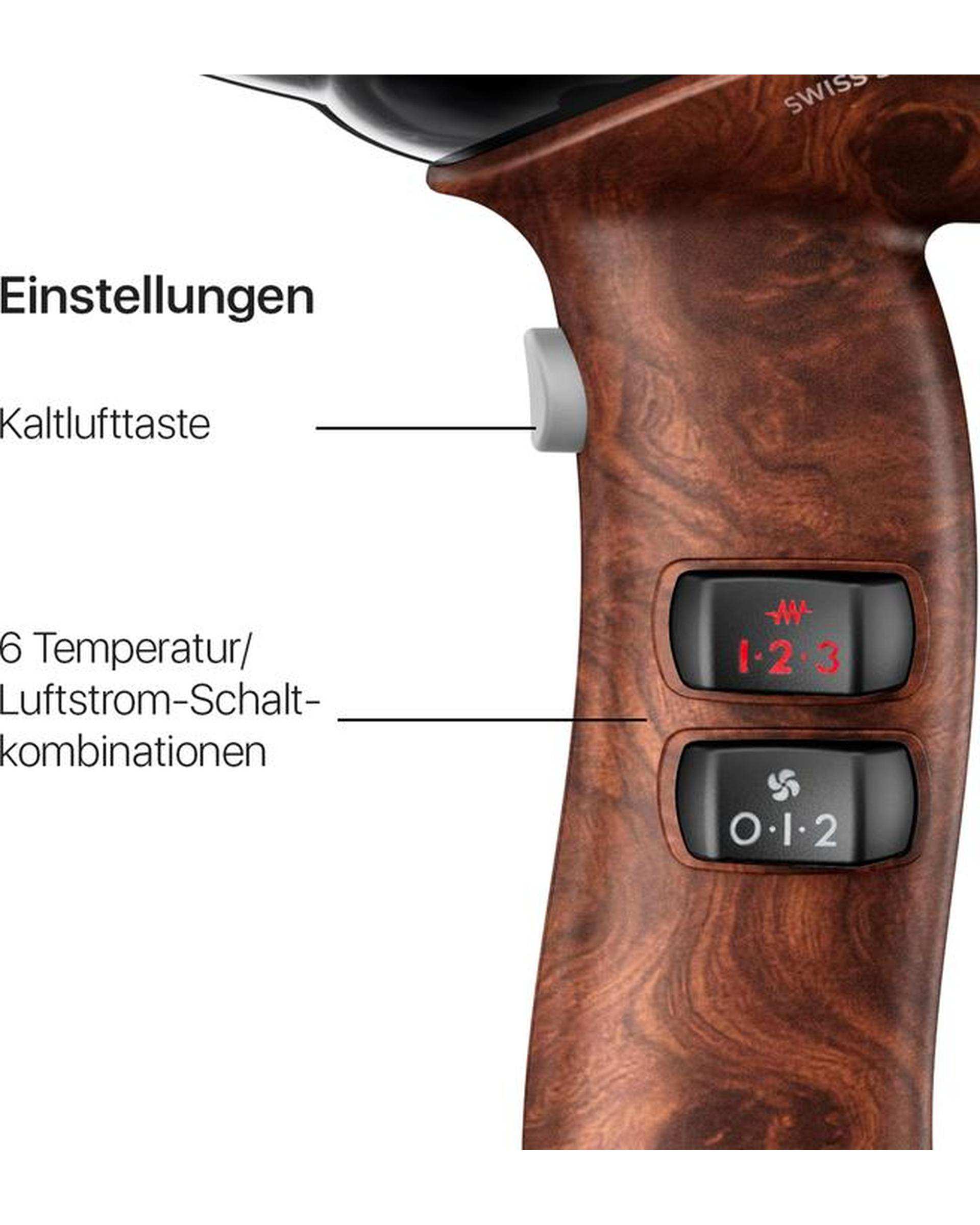 سشوار 2200 وات والرا Valera مدل Swiss Steel Master Digital Black Chrome