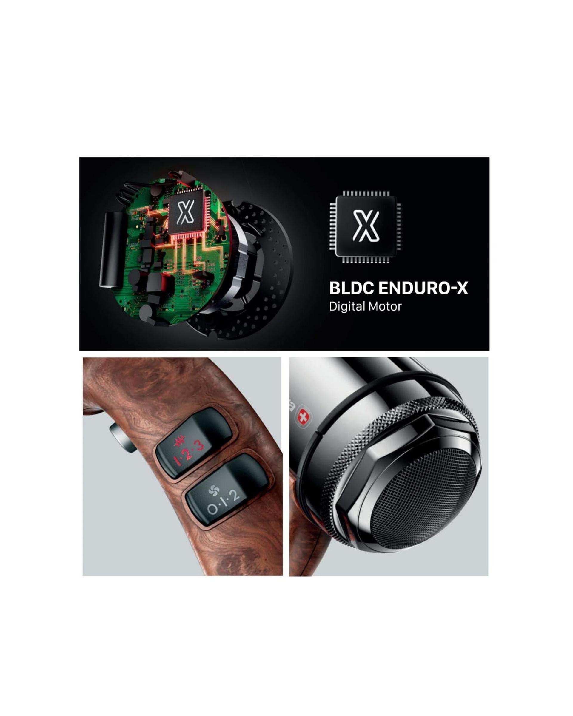 سشوار 2200 وات والرا Valera مدل Swiss Steel Master Digital Black Chrome