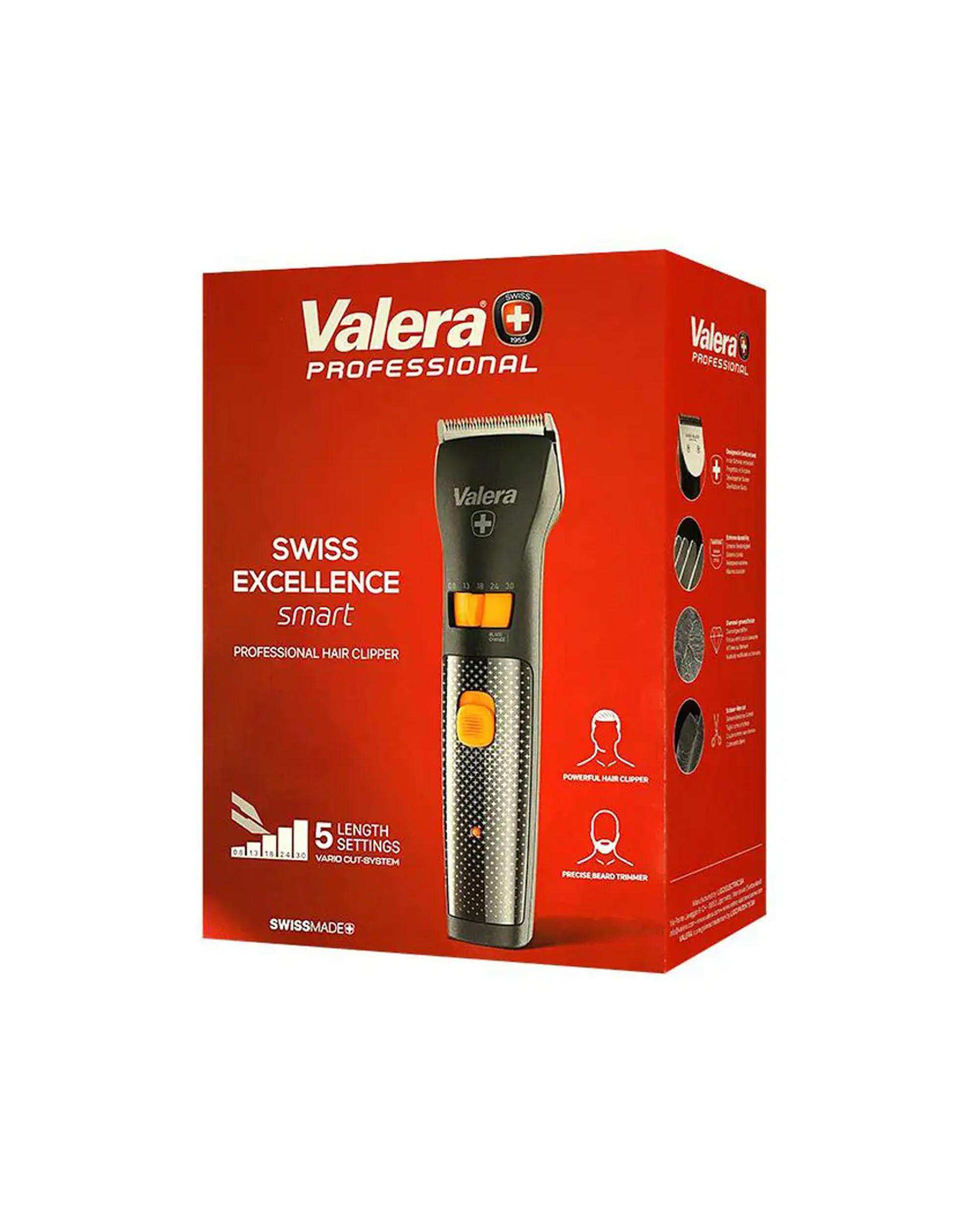 ماشین اصلاح سر و صورت مشکی والرا Valera مدل Excellence Smart Black