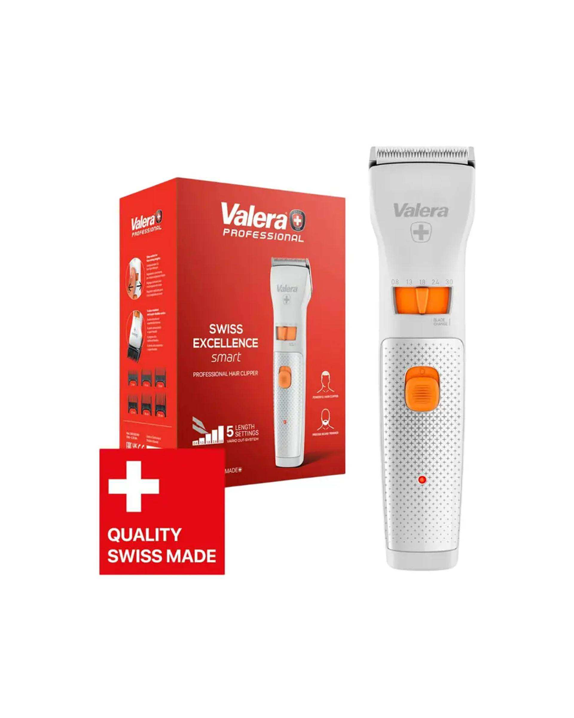 ماشین اصلاح سر و صورت سفید والرا Valera مدل Excellence Smart White