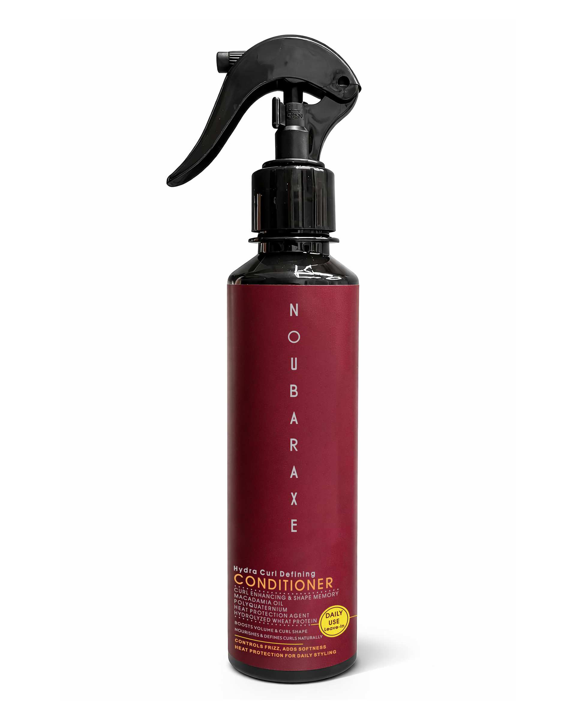 اسپری مو بدون سولفات نوبارکس Noubaraxe مدل Hydra Curl Defining مناسب موهای فر و مجعد حجم 250ml