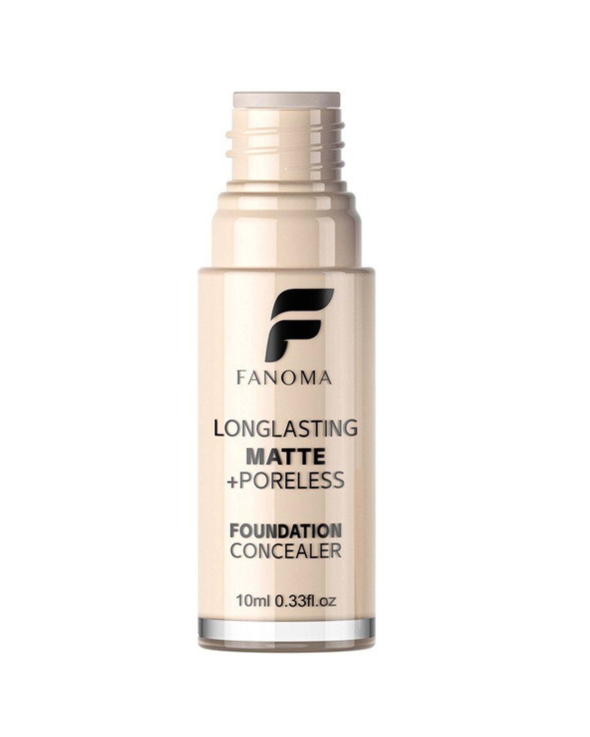 کانسیلر ضد چروک و فول کاور فانوما Fanoma مدل MATTE شماره 01