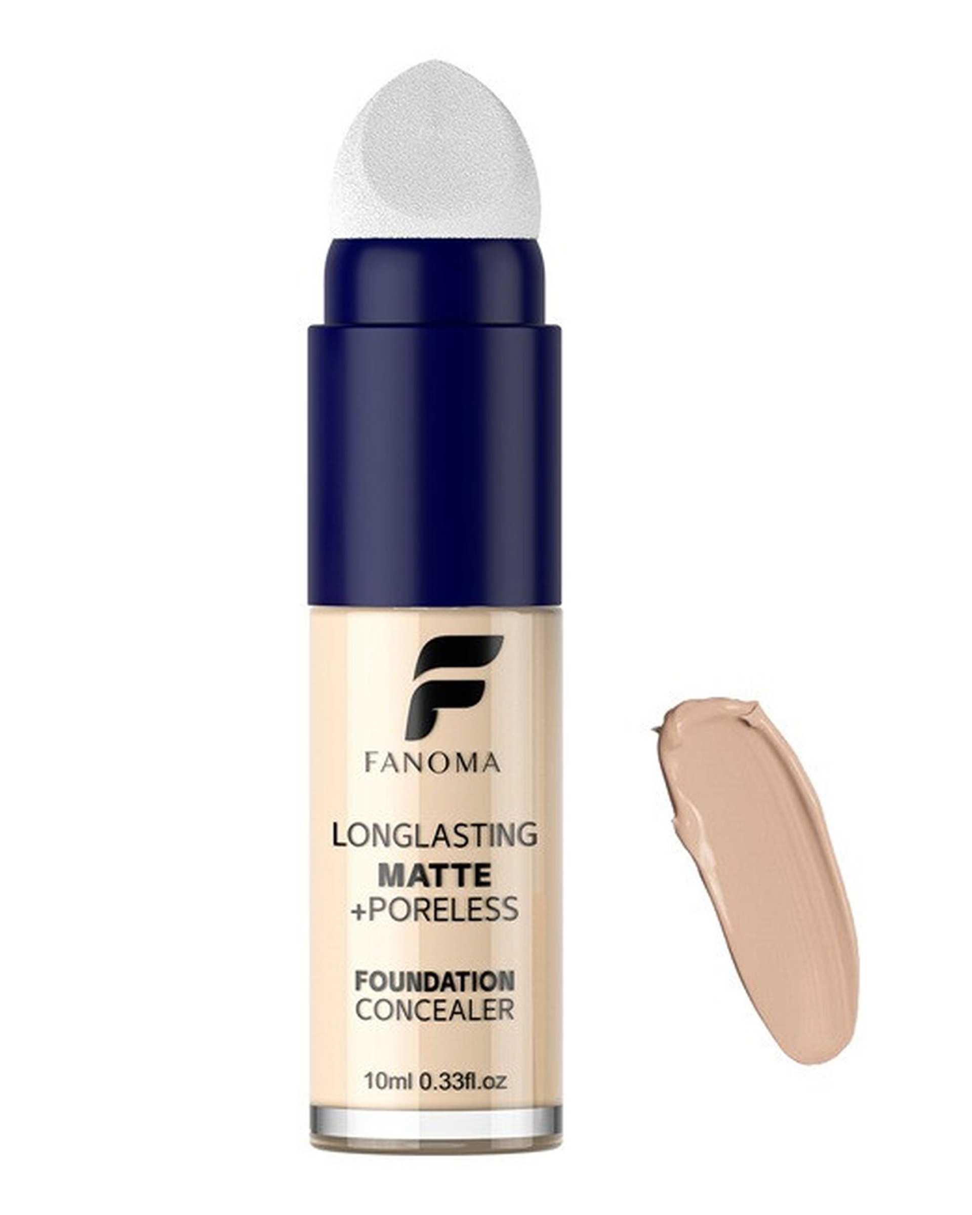 کانسیلر ضد چروک و فول کاور فانوما Fanoma مدل MATTE شماره 02