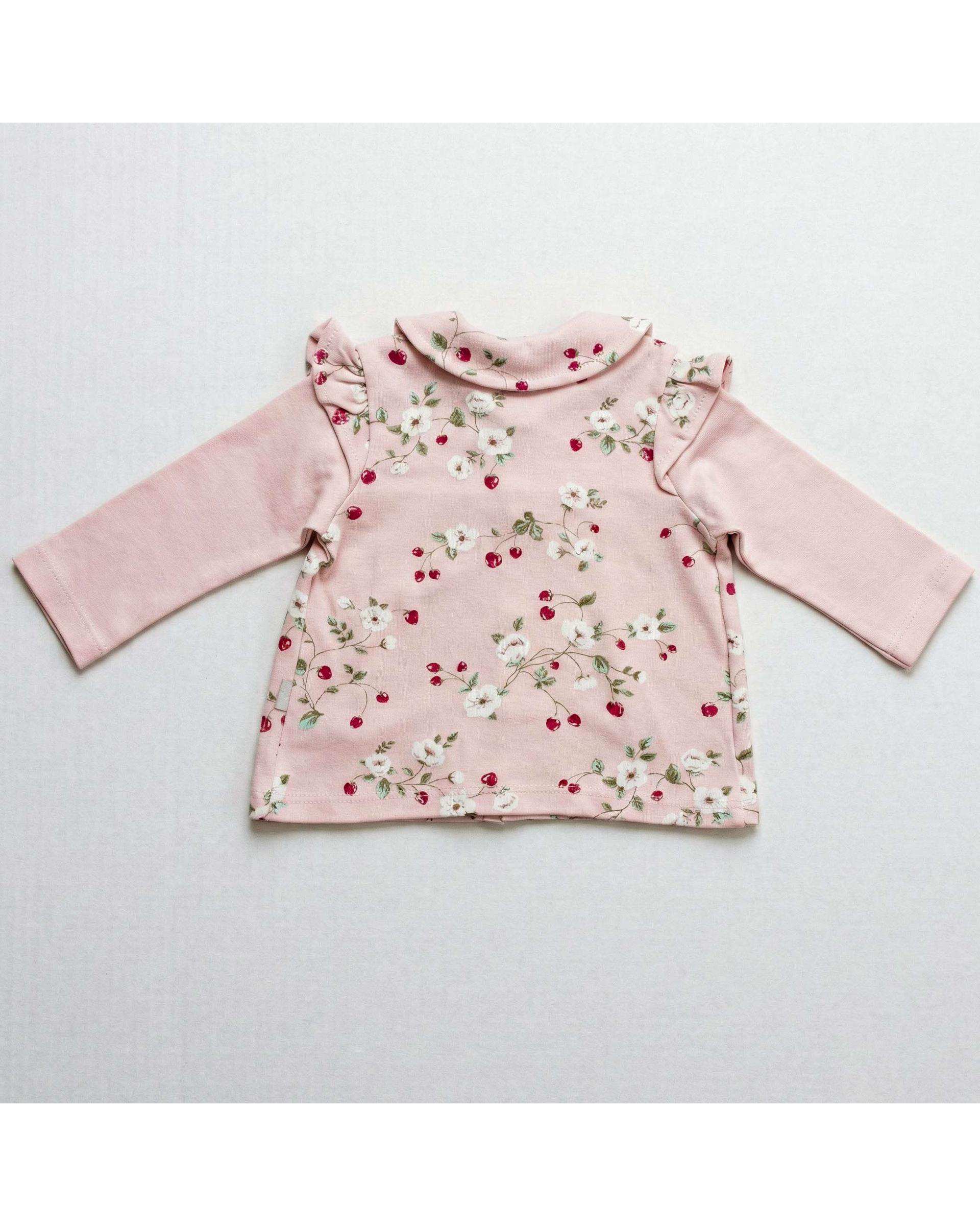 بلوز نوزادی دخترانه صورتی آدمک Adamak مدل توت فرنگی کد 3936001