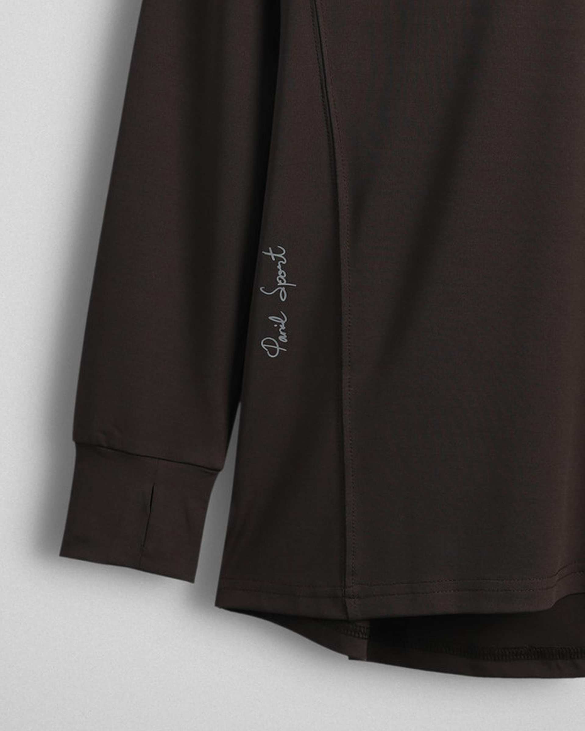 تیشرت ورزشی زنانه آستین بلند قهوه ای پانیل Panil مدل 416GH