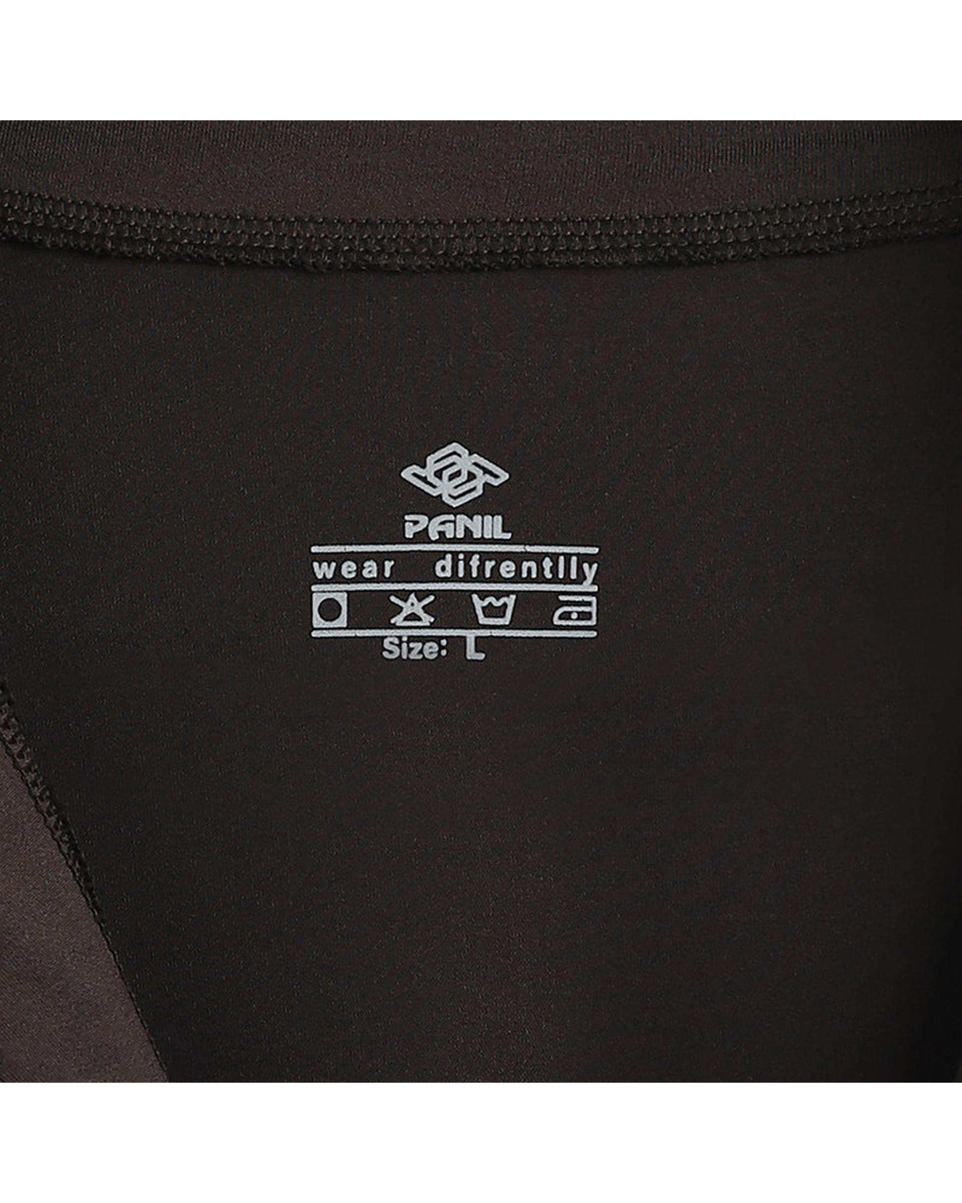 تیشرت ورزشی زنانه آستین بلند قهوه ای پانیل Panil مدل 416GH