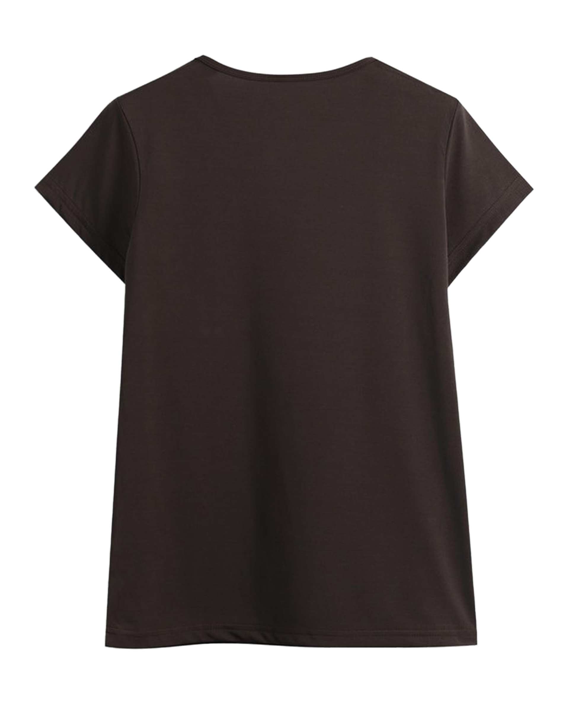 تیشرت ورزشی زنانه قهوه ای پانیل Panil مدل 173GH