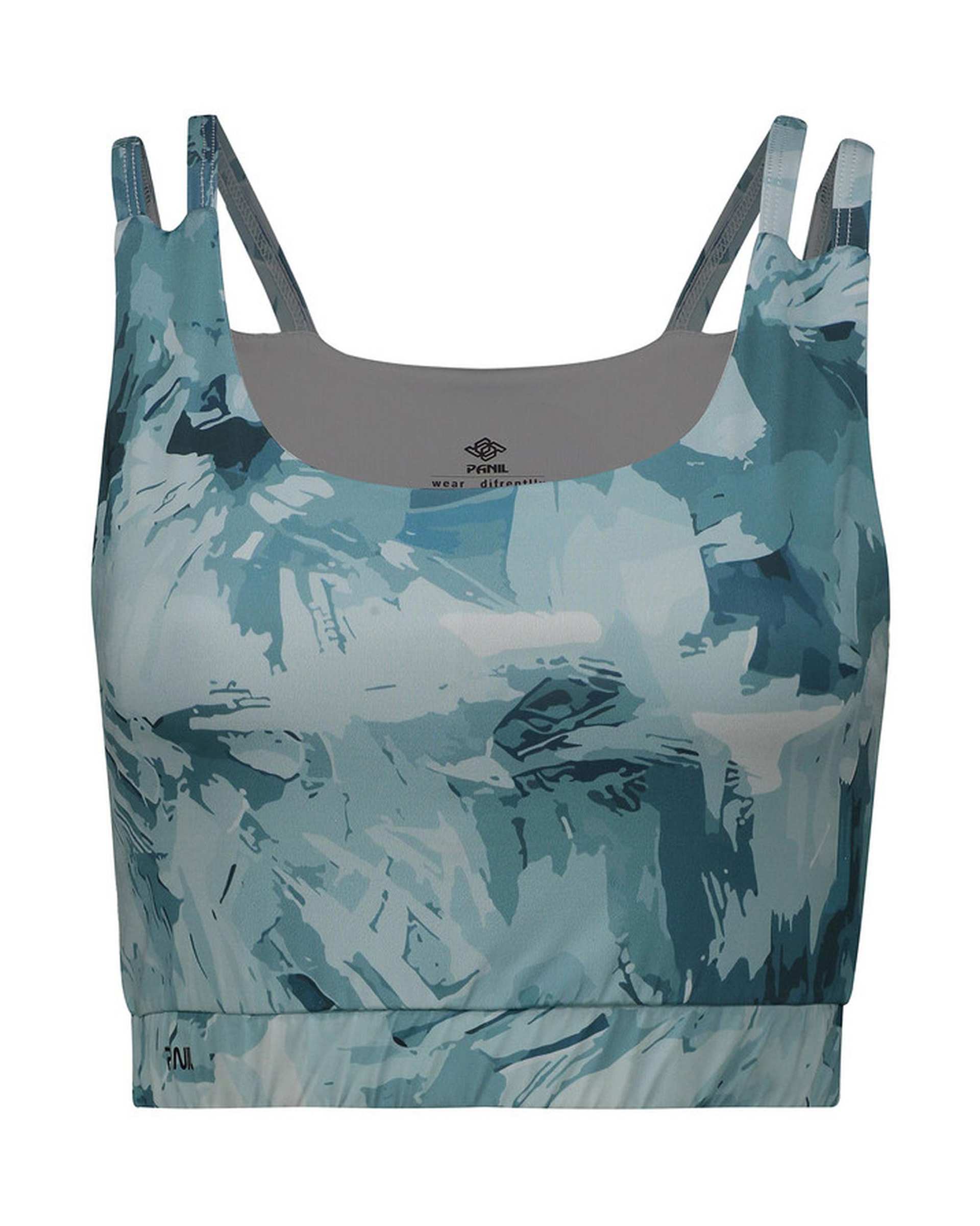 نیم تنه ورزشی زنانه سبز آبی پانیل Panil مدل 4086G