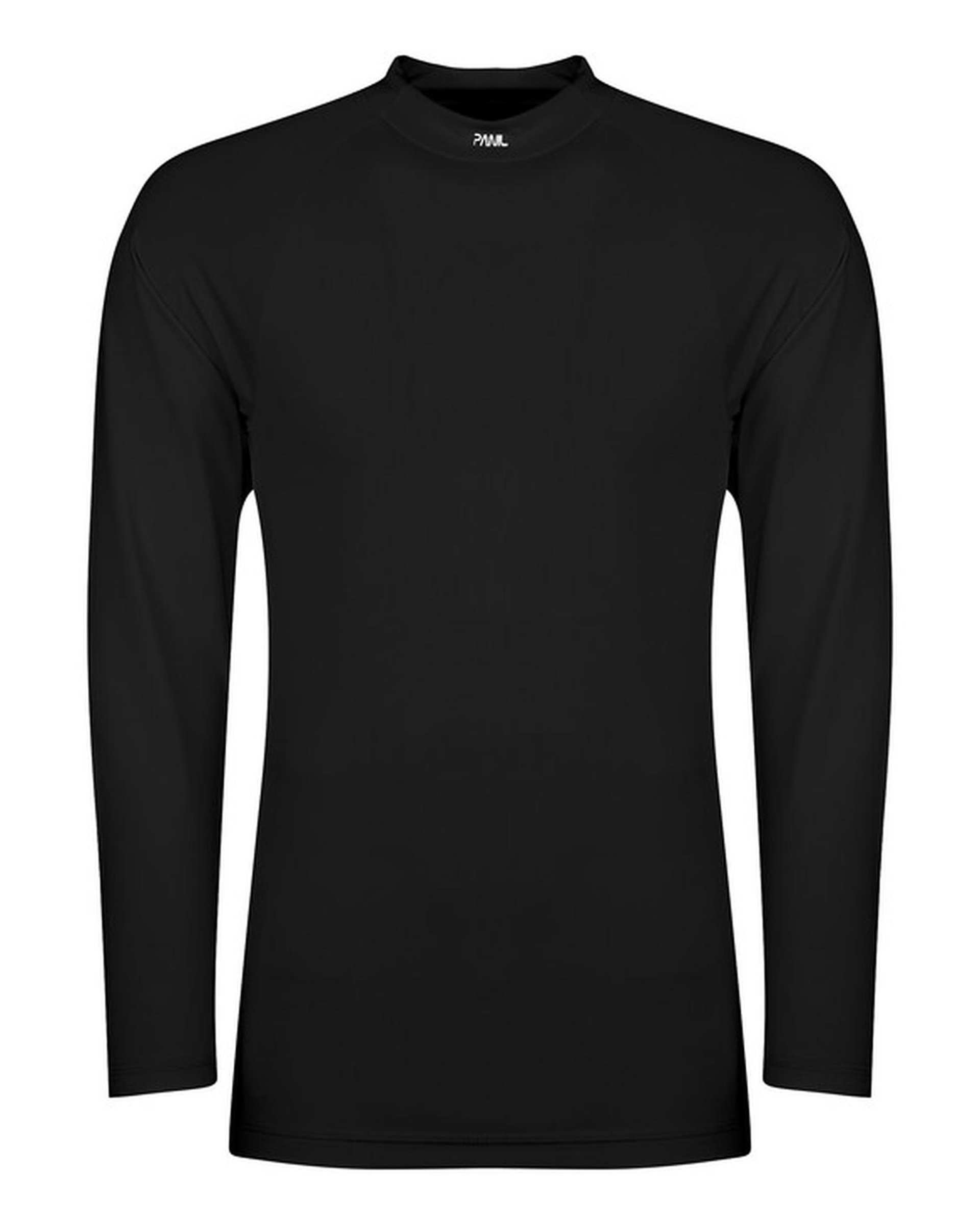 تیشرت ورزشی مردانه آستین بلند مشکی پانیل Panil مدل 178bk