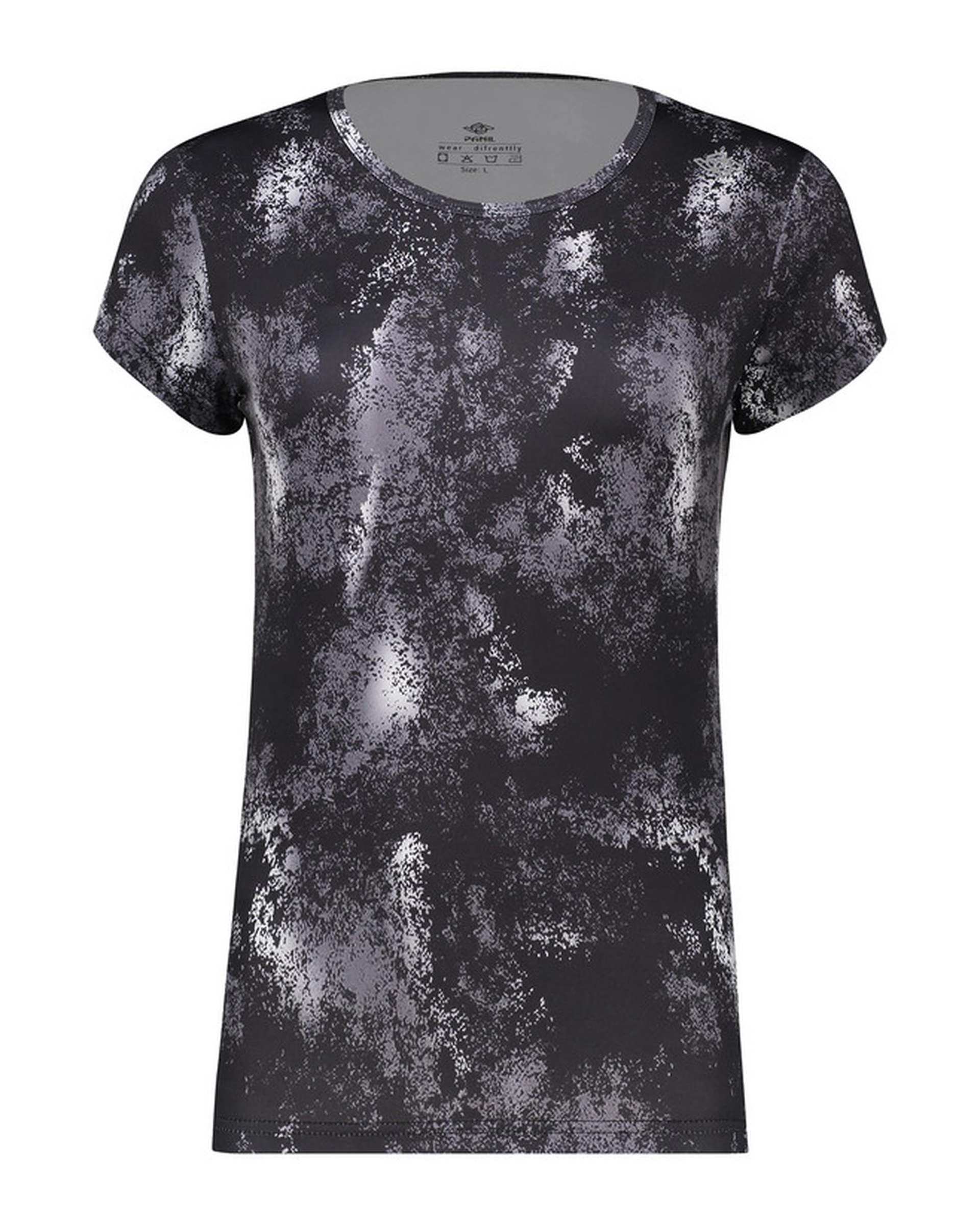 تیشرت ورزشی زنانه مشکی پانیل Panil مدل 600BKA